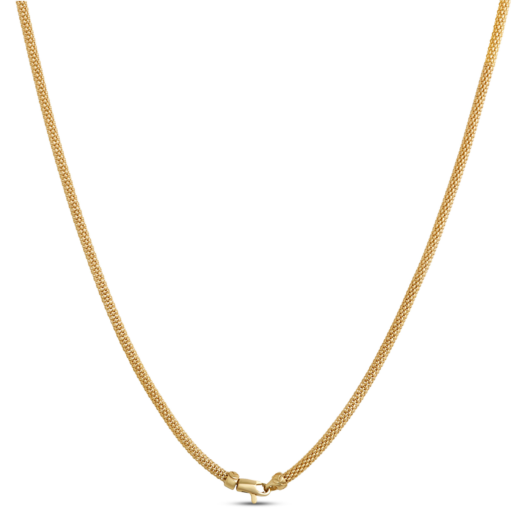 Toscano Gold Lariat Necklace, ⅔ Total Carat Weight, 18K Yellow Gold
