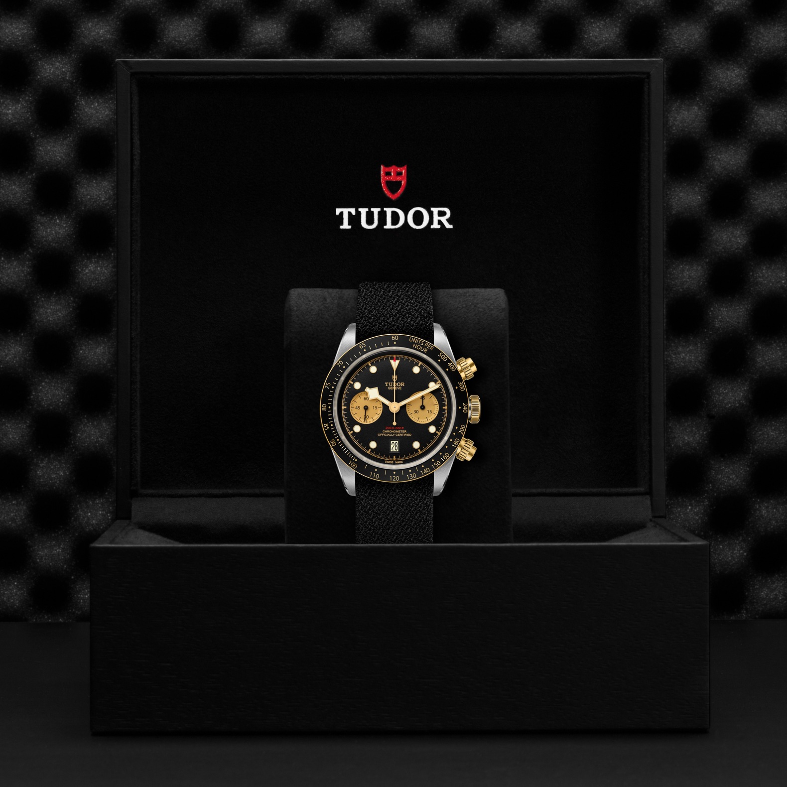 TUDOR Black Bay Chrono S&G Black Dial Watch, 41mm