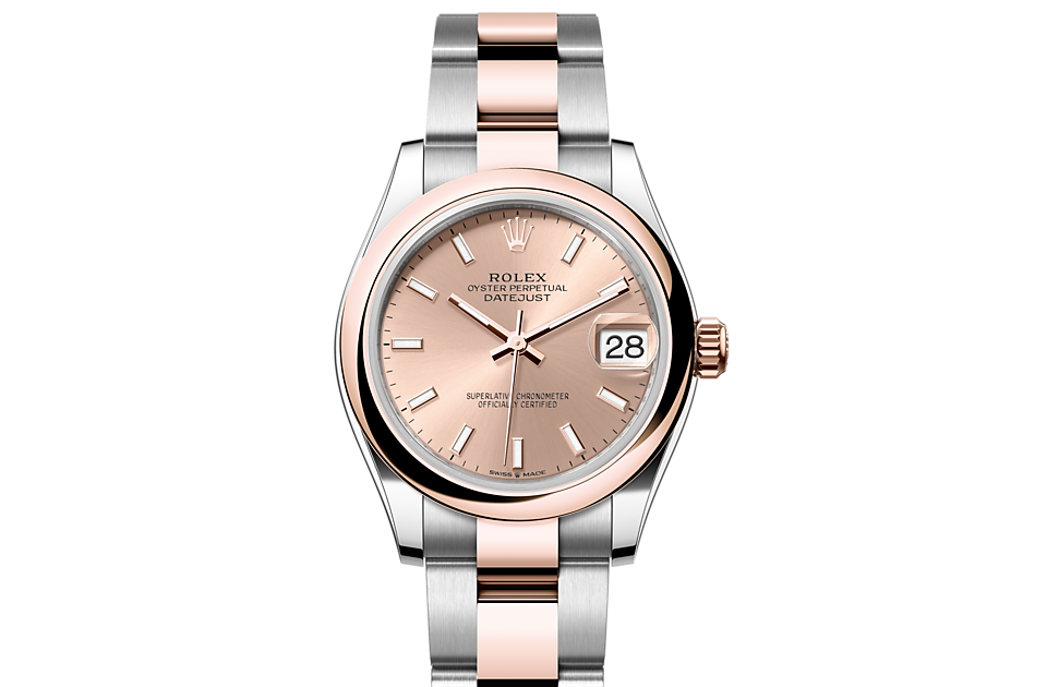 Rolex Datejust 31 Datejust Oyster, 31 mm, Oystersteel and Everose gold - M278241-0009 at Ben Bridge