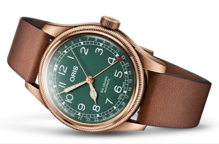Oris Big Crown Pointer Date 80th Anniversary Edition Watch Green Dial, 40mm