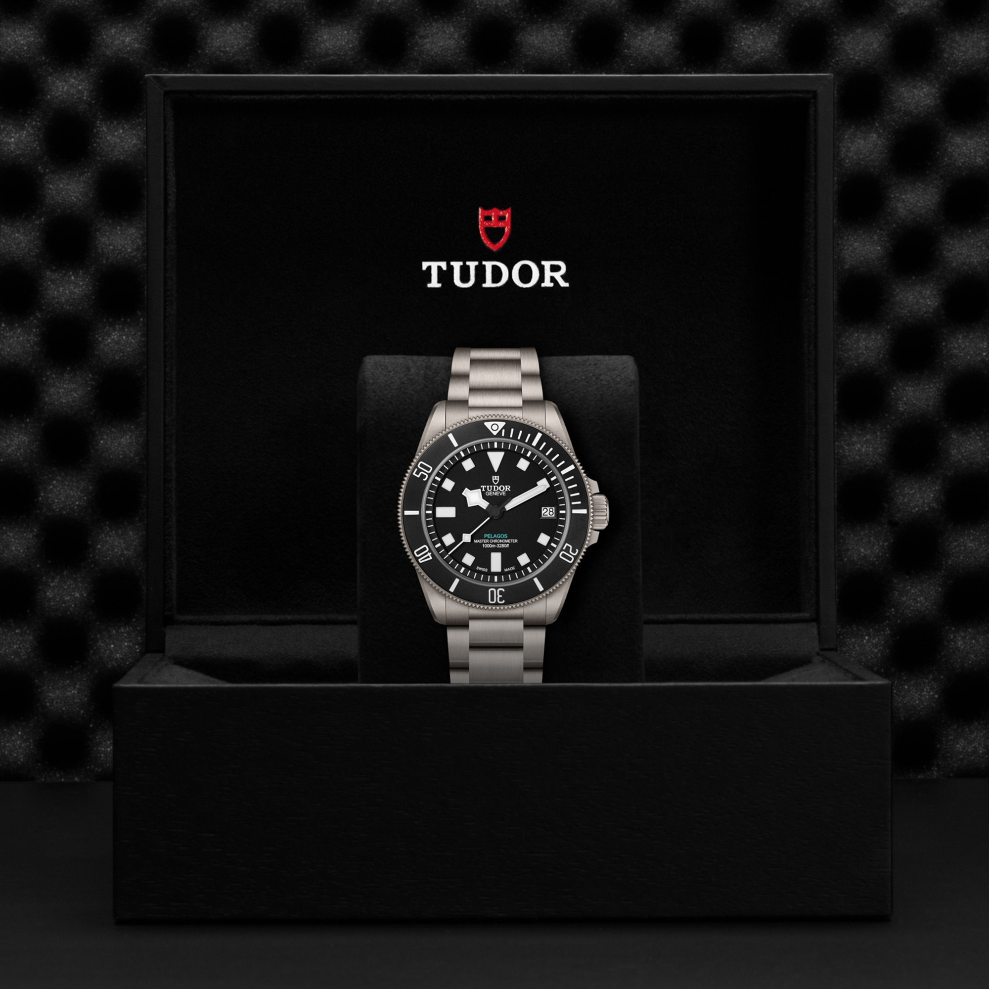 TUDOR Pelagos Ultra Black Dial Watch, 43mm