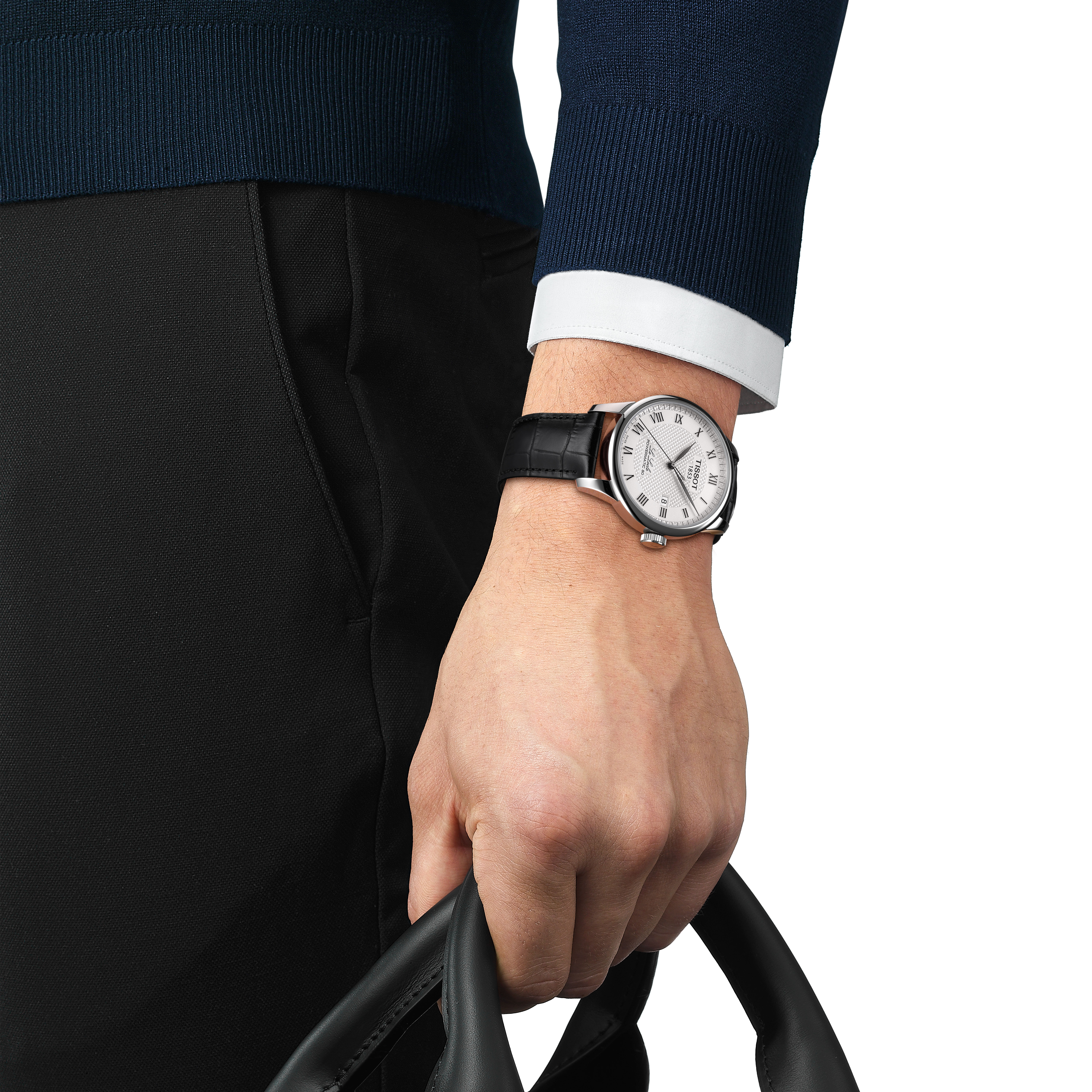 TISSOT Le Locle Silver Dial Watch, 39.3mm