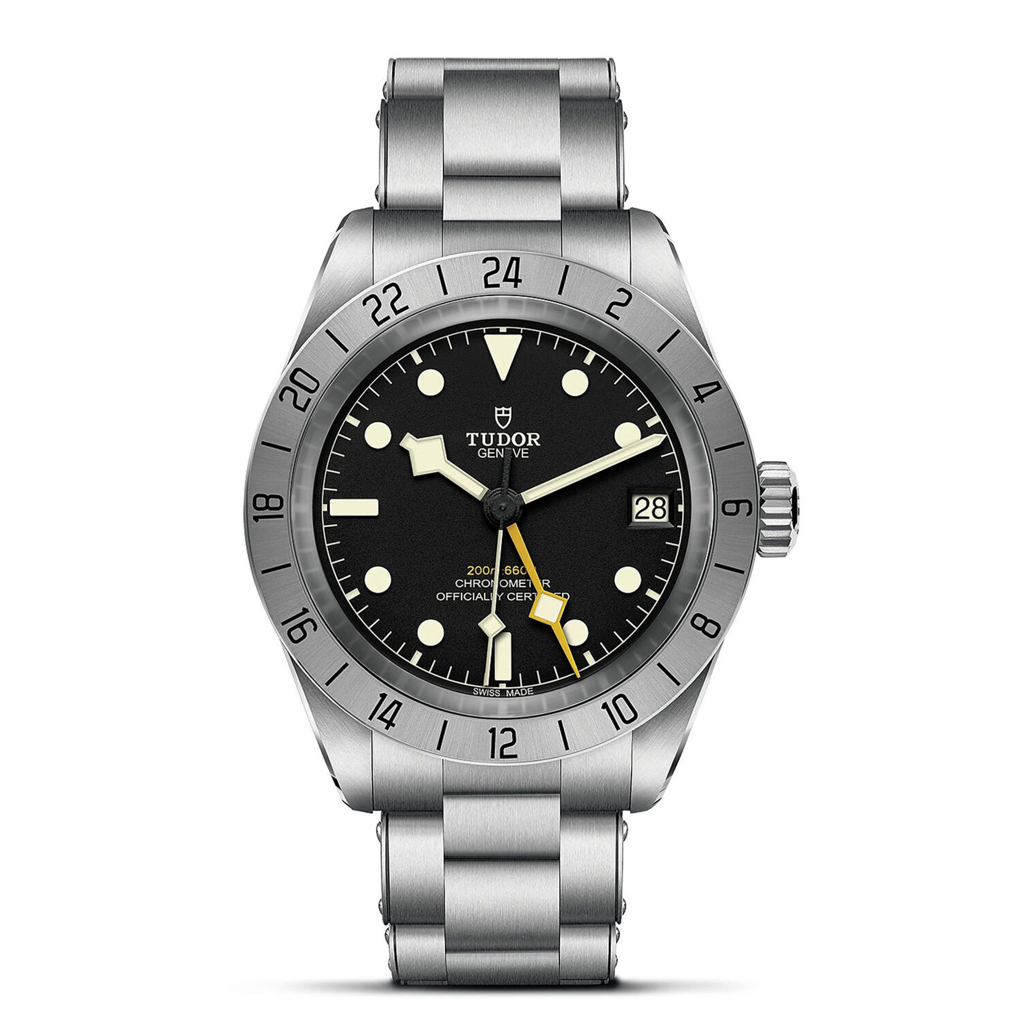 TUDOR Black Bay Pro Watch Black Dial | Silver Band 39mm