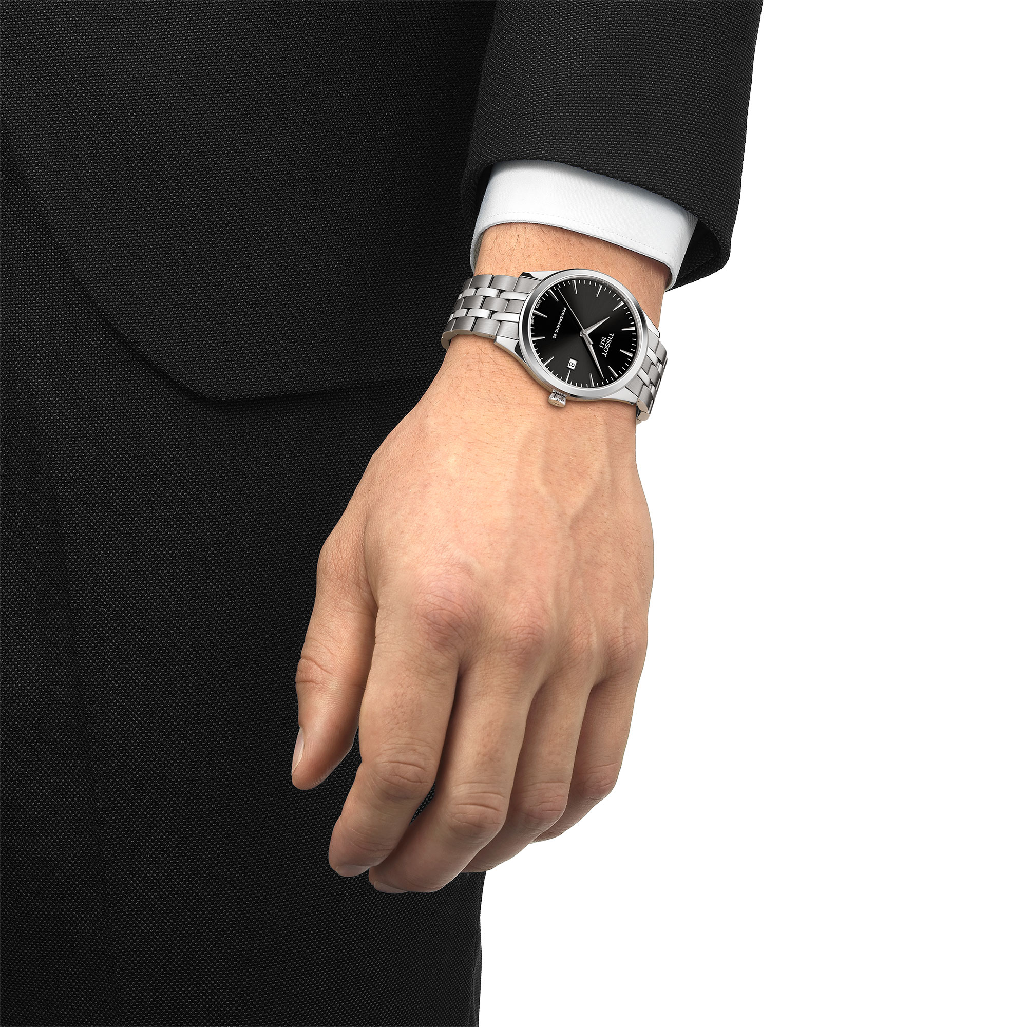 TISSOT Classic Dream Black Dial Watch, 40mm