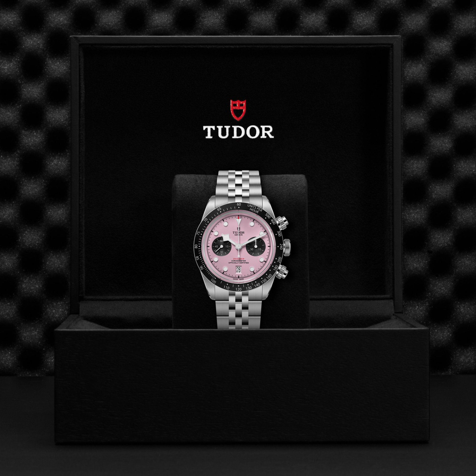 TUDOR Black Bay Chrono Pink Dial Watch, 41mm