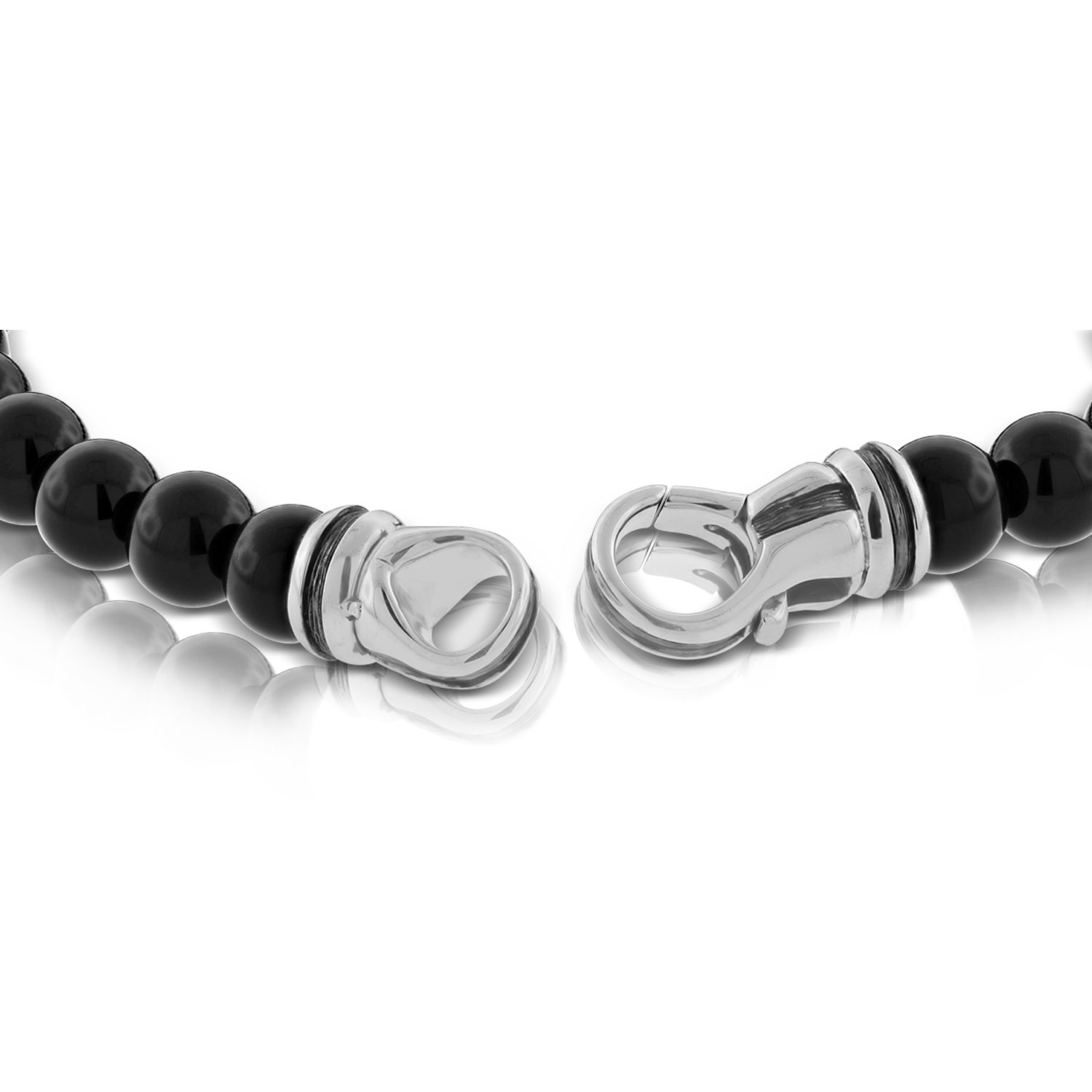 Onyx Men's Bead Bracelet