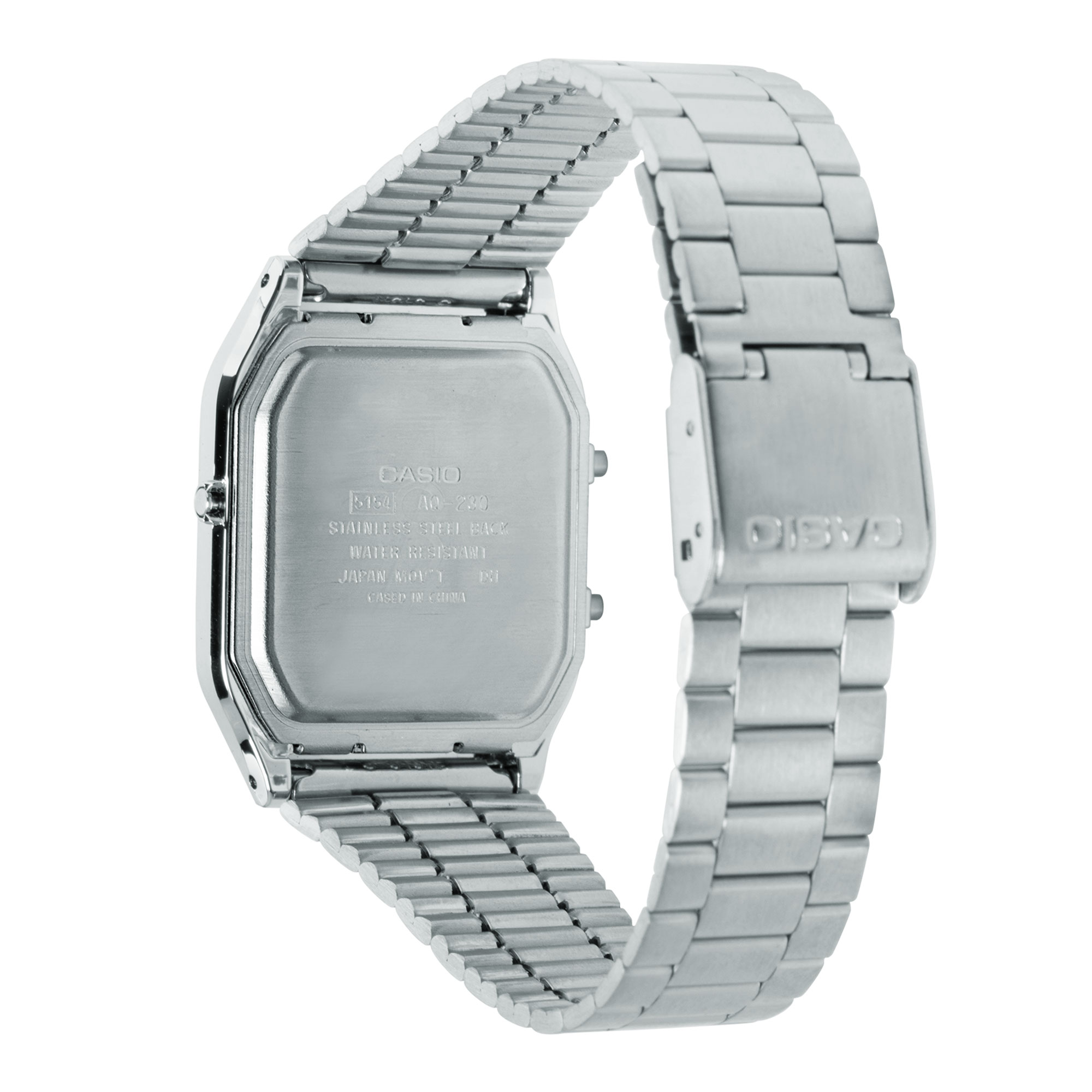 Casio Vintage Green Dial Watch, 29.8mm x 38.8mm