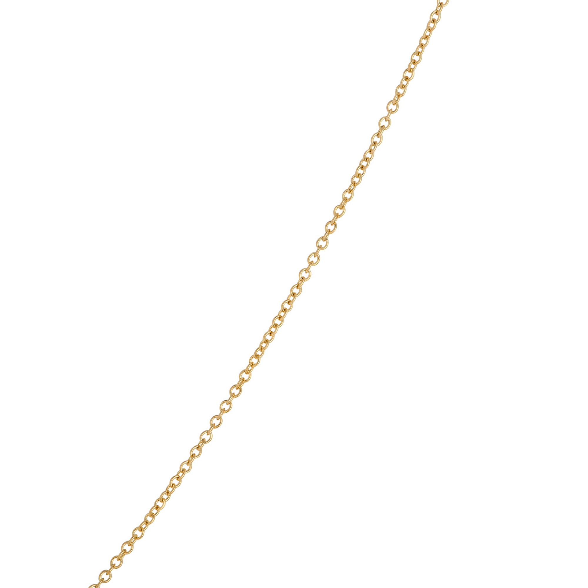 Classic Round Diamond Station Necklace, &frac12; Carat Total Weight,  14K Yellow Gold