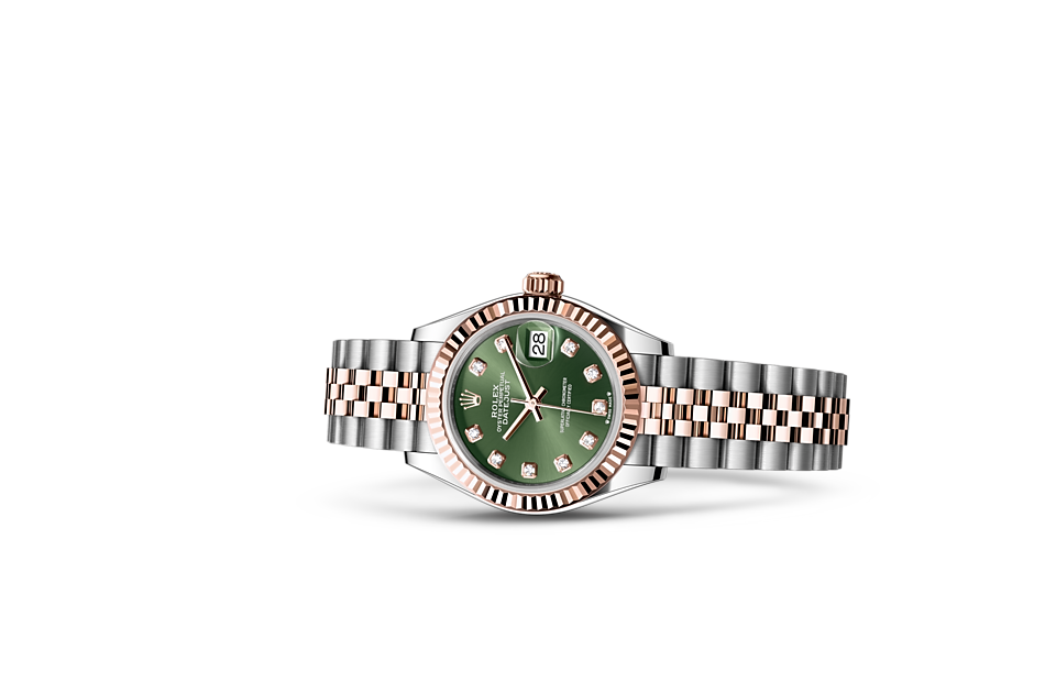 Rolex Lady-Datejust Oyster, 28 mm, Oystersteel and Everose gold - M279171-0007 at Ben Bridge