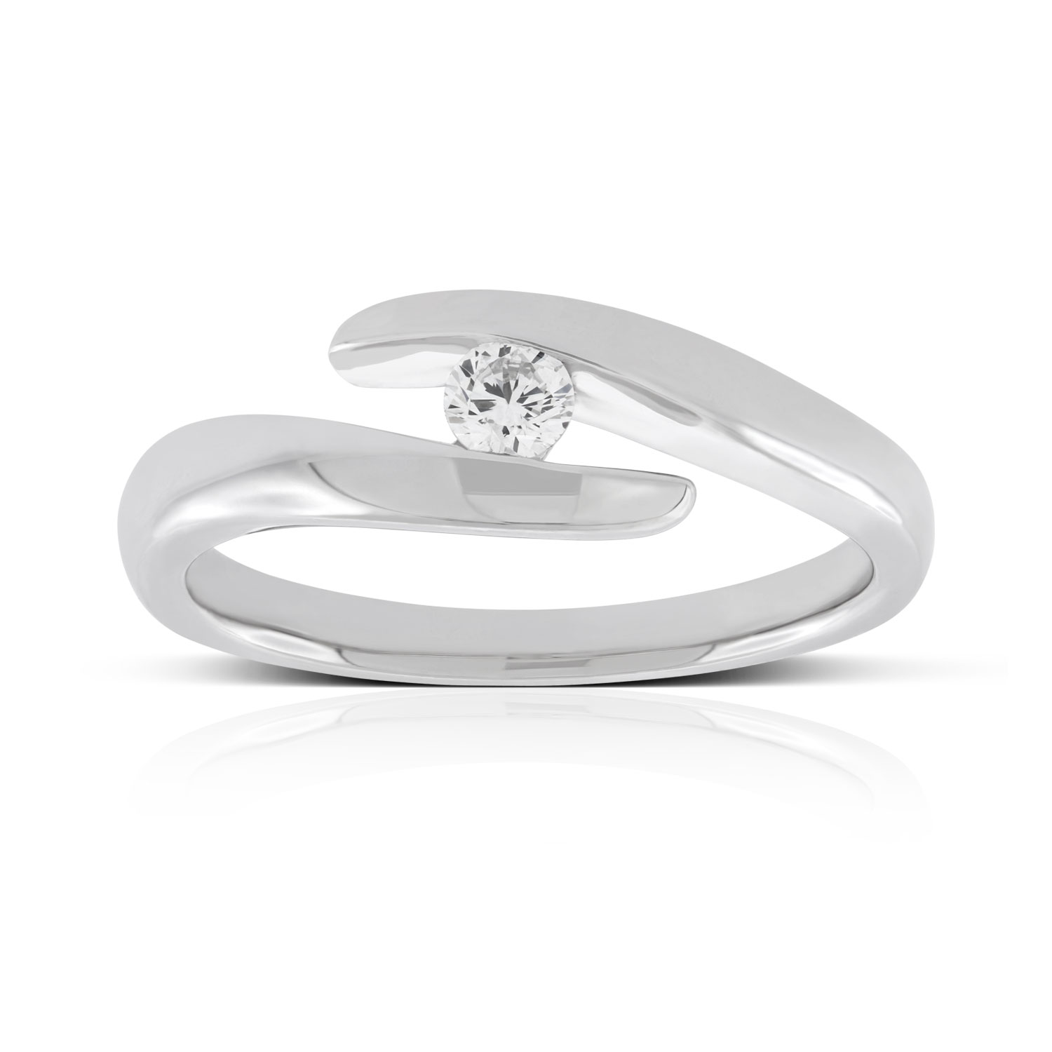 Diamond Bypass Ring 14K Ben Bridge Jeweler