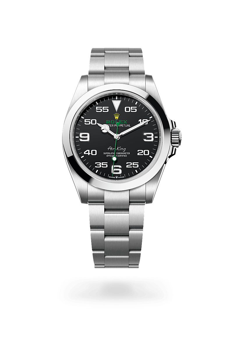 rolex air-king in oystersteel, m126900-0001 - ben bridge