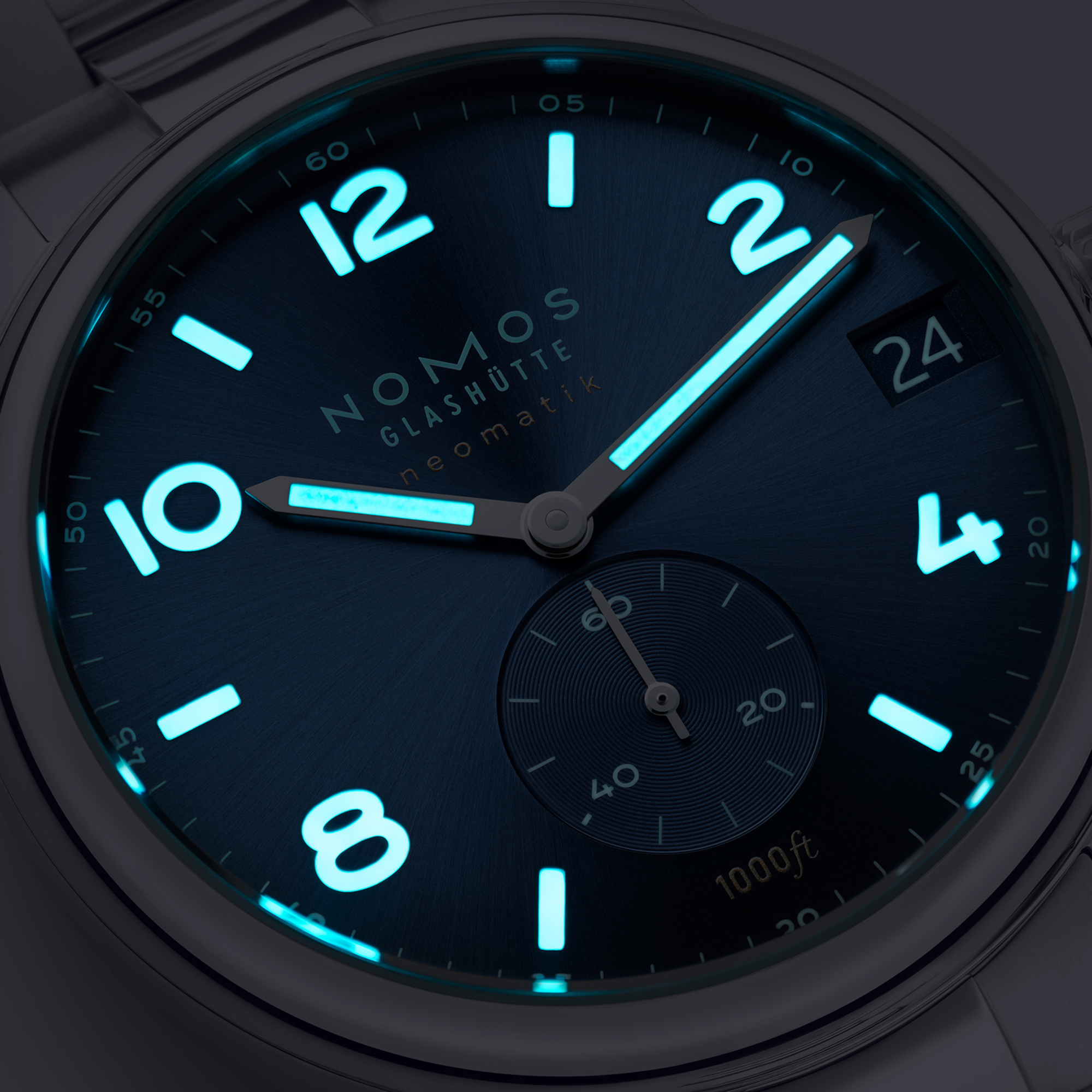 NOMOS Club Sport Neomatik 42 Date Blue Dial Watch, 42mm