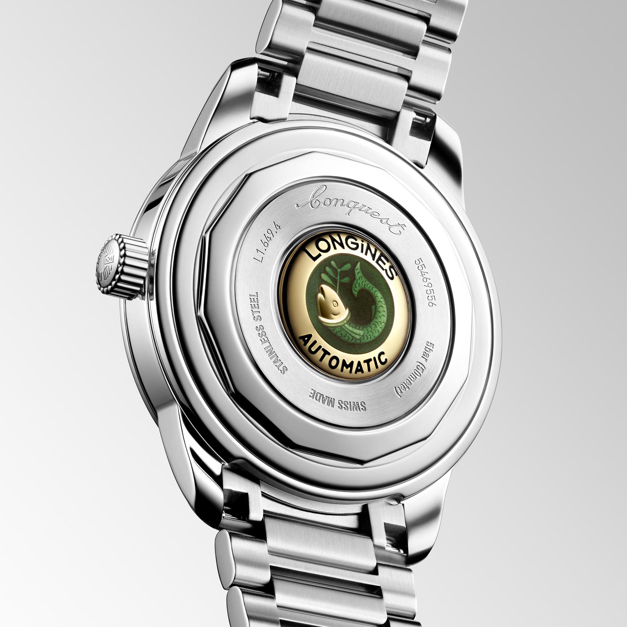 Longines Conquest Heritage White Dial Watch, 38mm