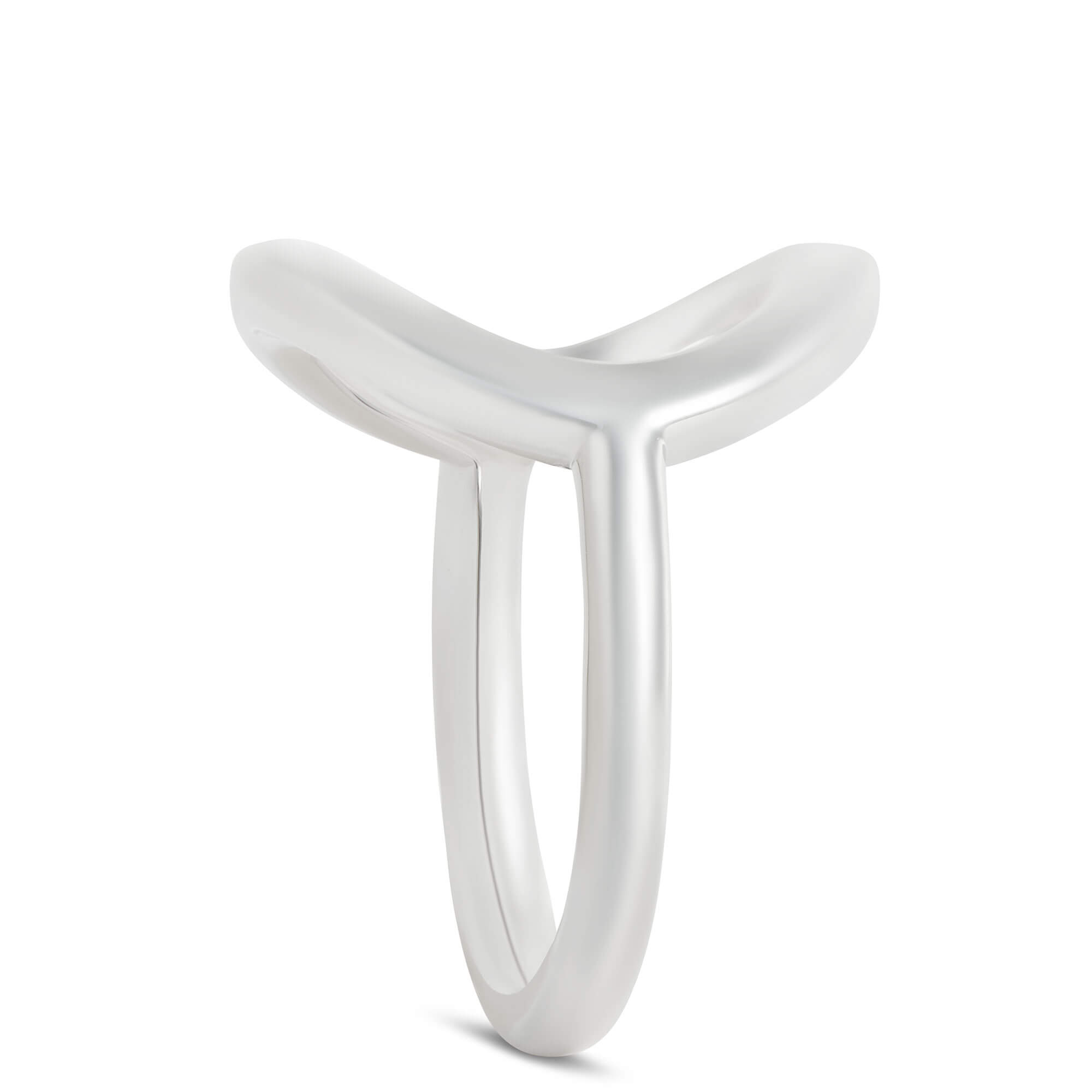 Open Oval Ring, Sterling Silver