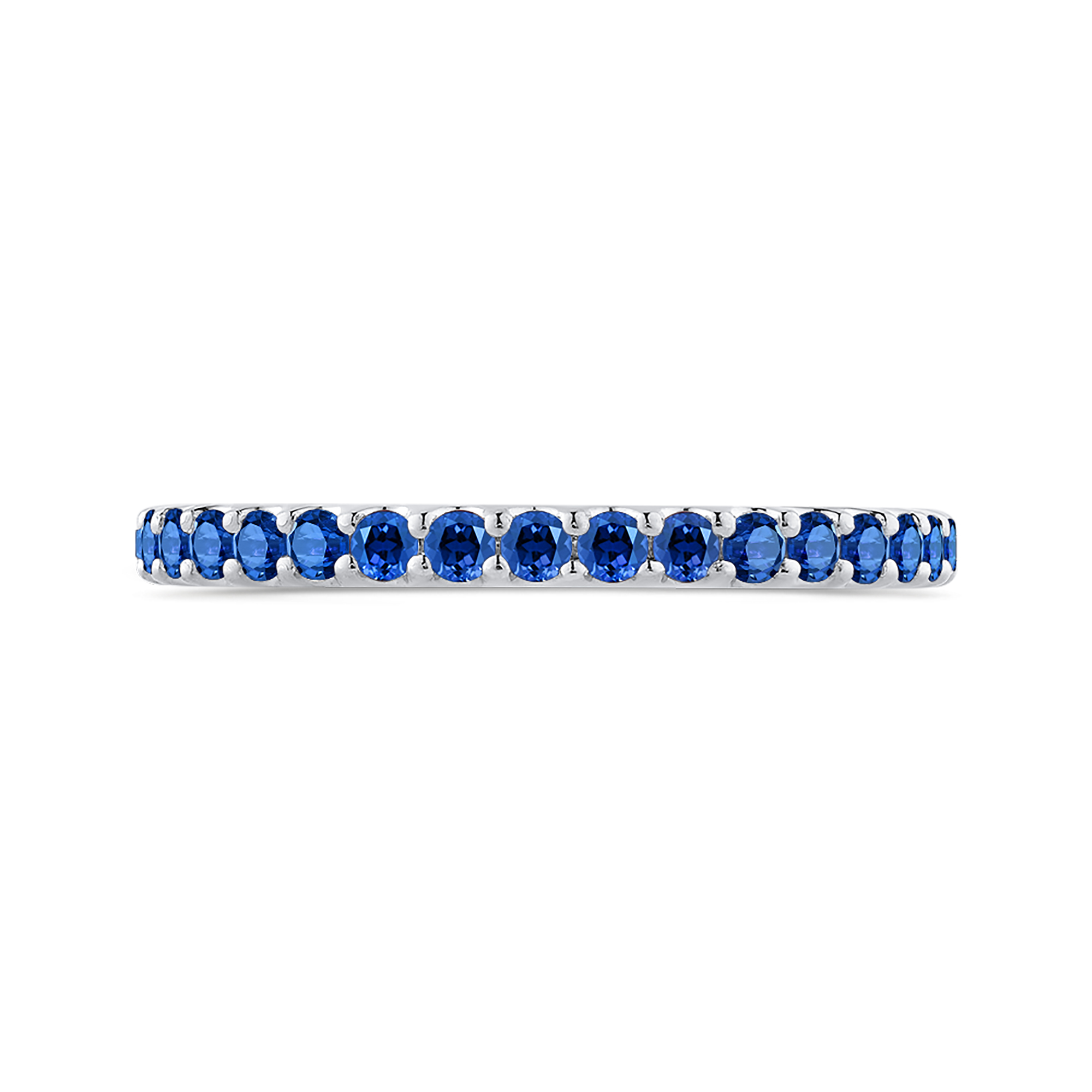 Bella Ponte Sapphire Tiger Band, 14K White Gold