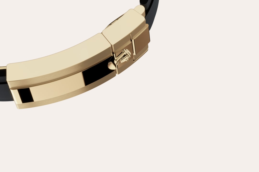 rolex yacht-master in 18 ct yellow gold, m226658-0001 - the oysterflex bracelet - ben bridge