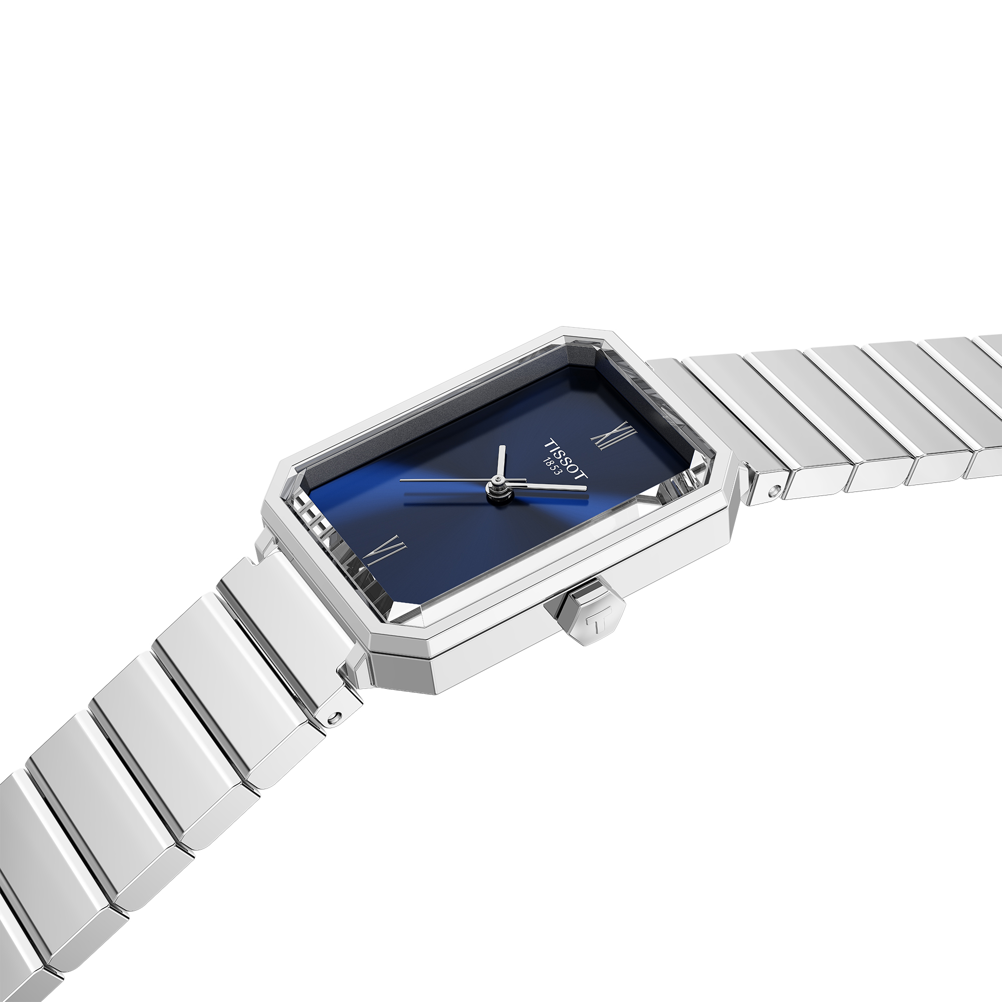 TISSOT SRV Blue Dial Watch, 30mm x 21.8mm