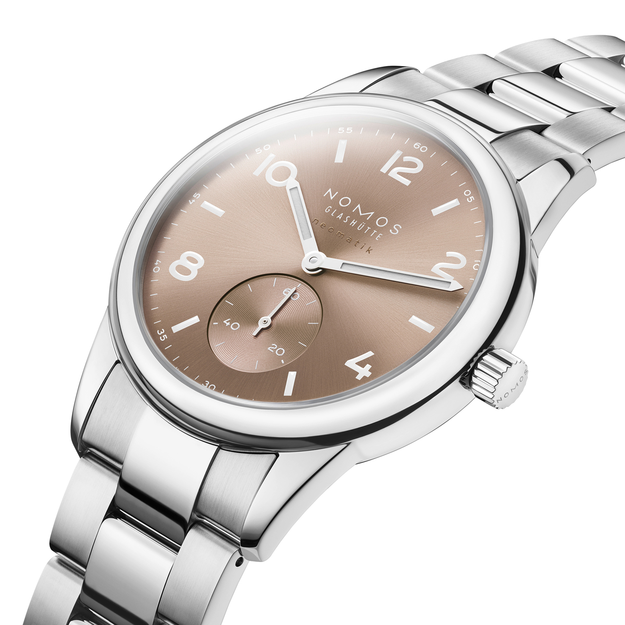 NOMOS Club Sport Neomatik 39 Ember Beige Gold Dial Watch, 39.5mm