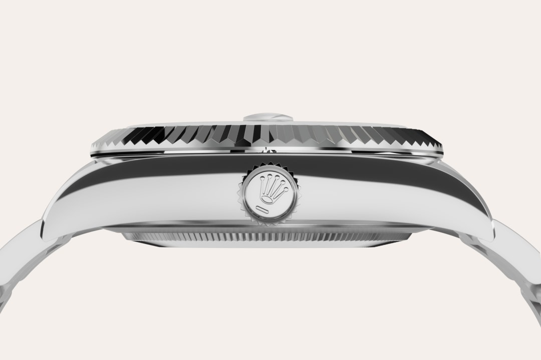 rolex sky-dweller in white rolesor - combination of oystersteel and white gold, m336934-0001 - white rolesor - ben bridge