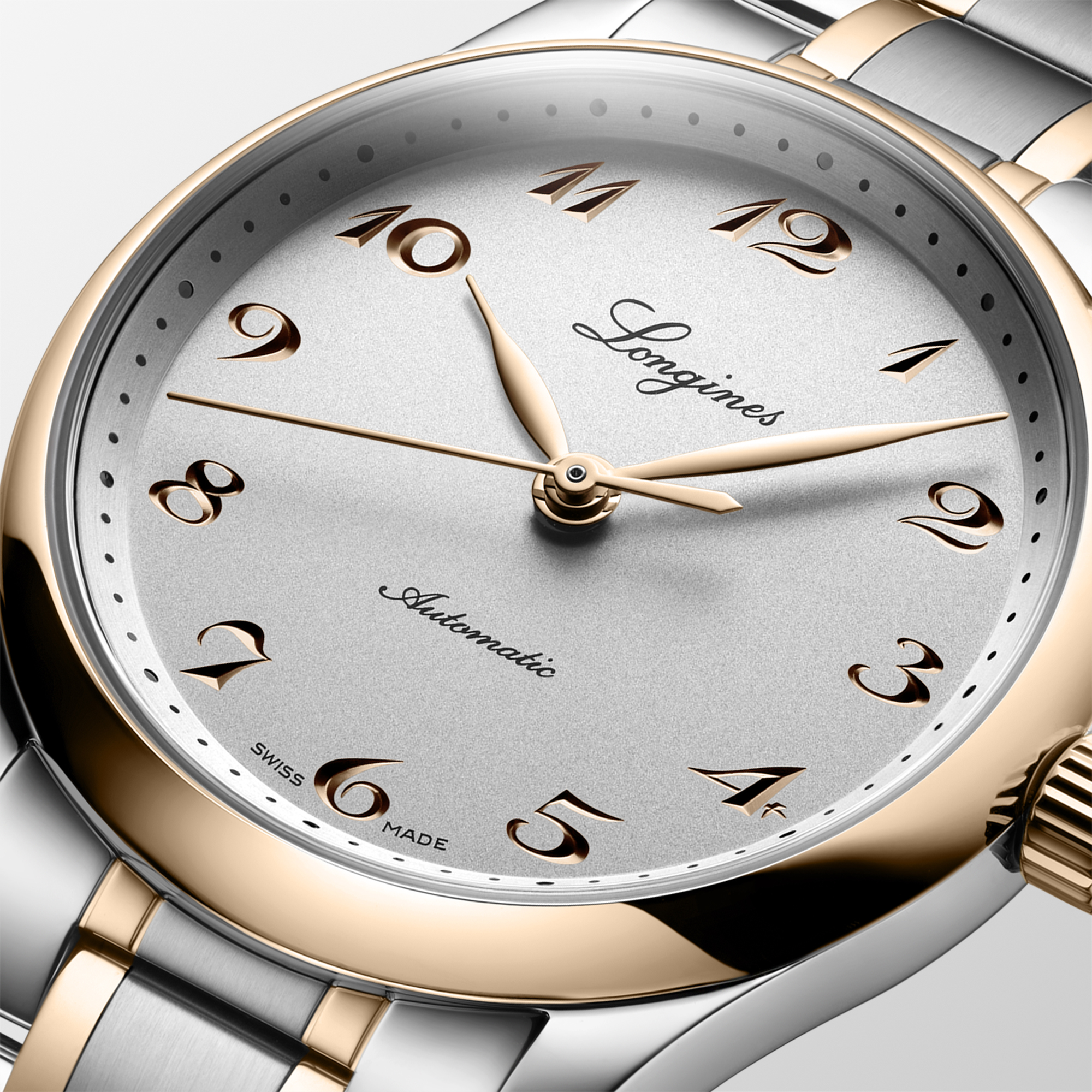Longines Master Collection Silver Dial Watch, 34mm