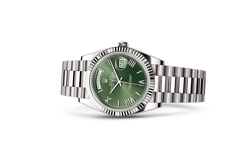 Rolex Day-Date 40 Day-Date Oyster, 40 mm, white gold - M228239-0033 at Ben Bridge