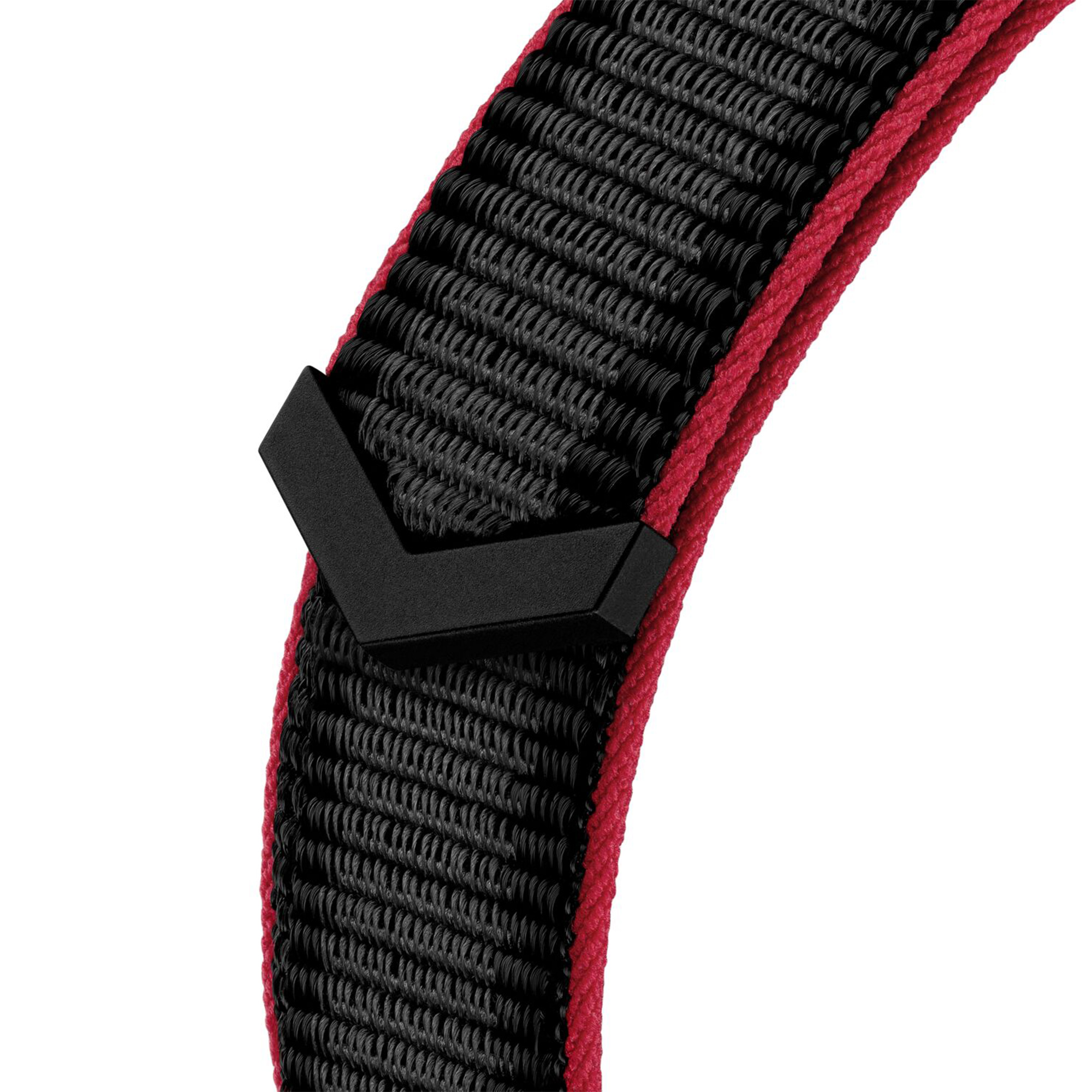 TAG Heuer Calibre E5 Red & Black Running Textile Strap, 45mm
