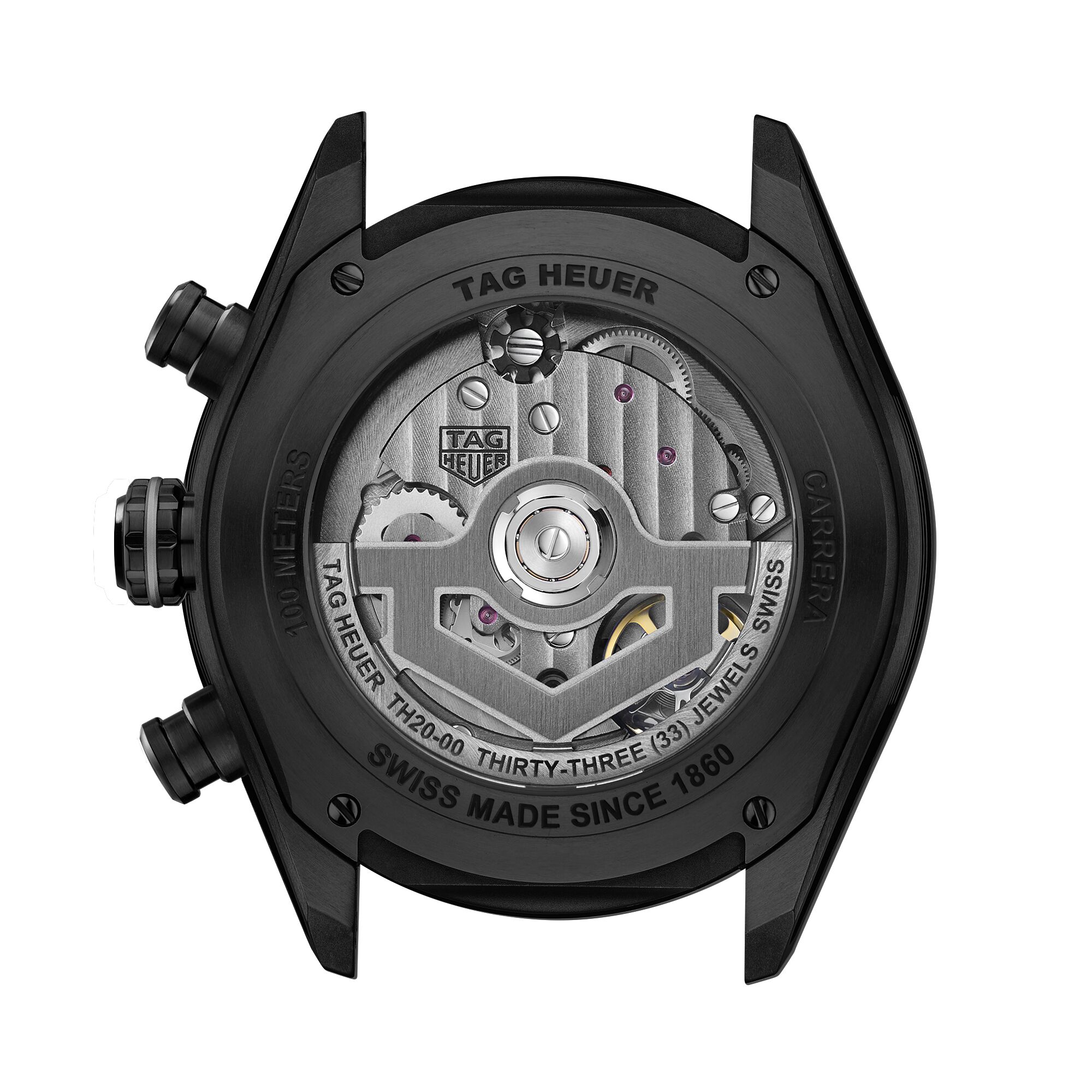 TAG Heuer Carrera Chronograph Extreme Sport Black and Gold Dial, 44mm