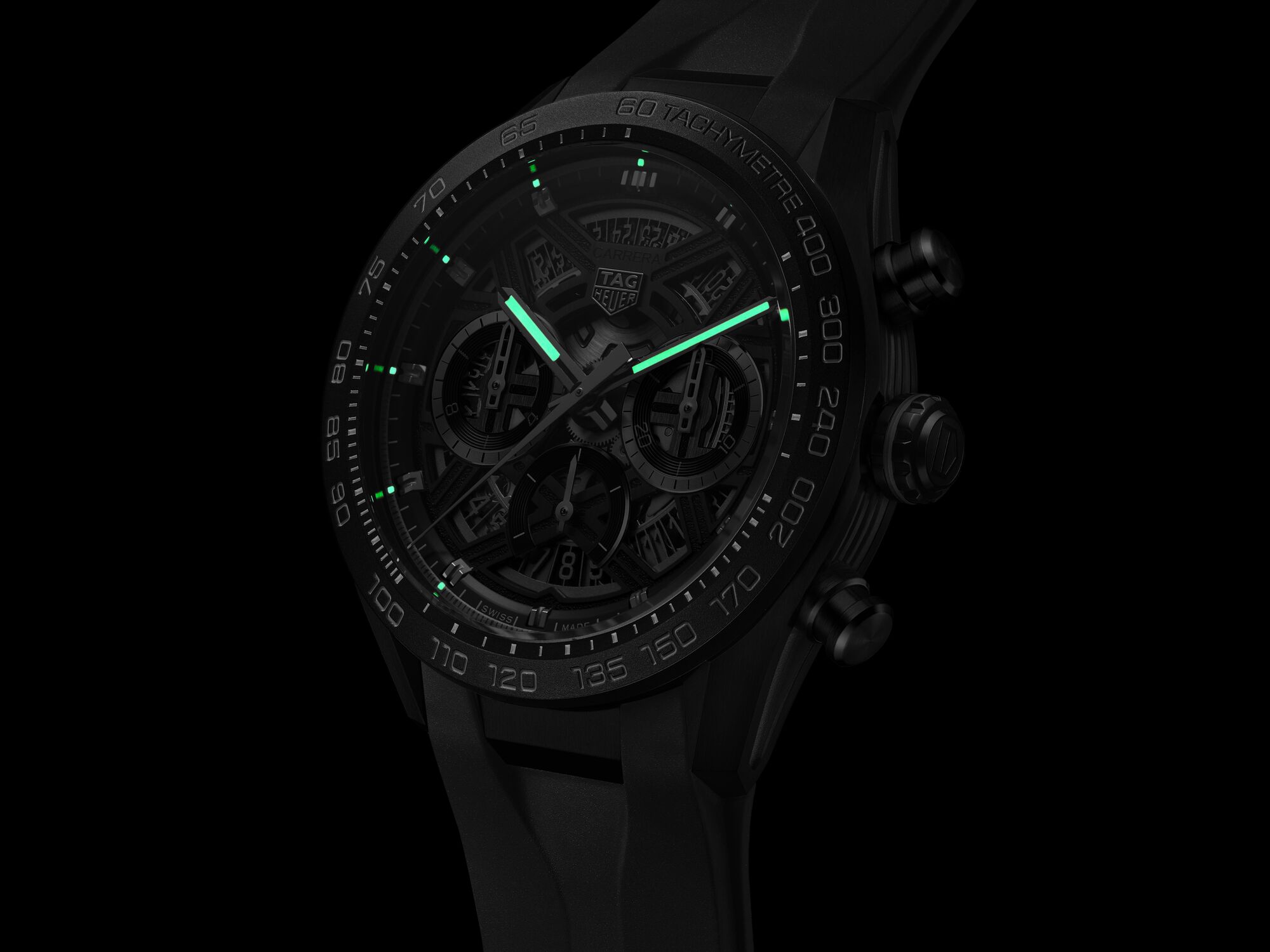 TAG Heuer Carrera Chronograph Extreme Sport Black Dial, 44mm