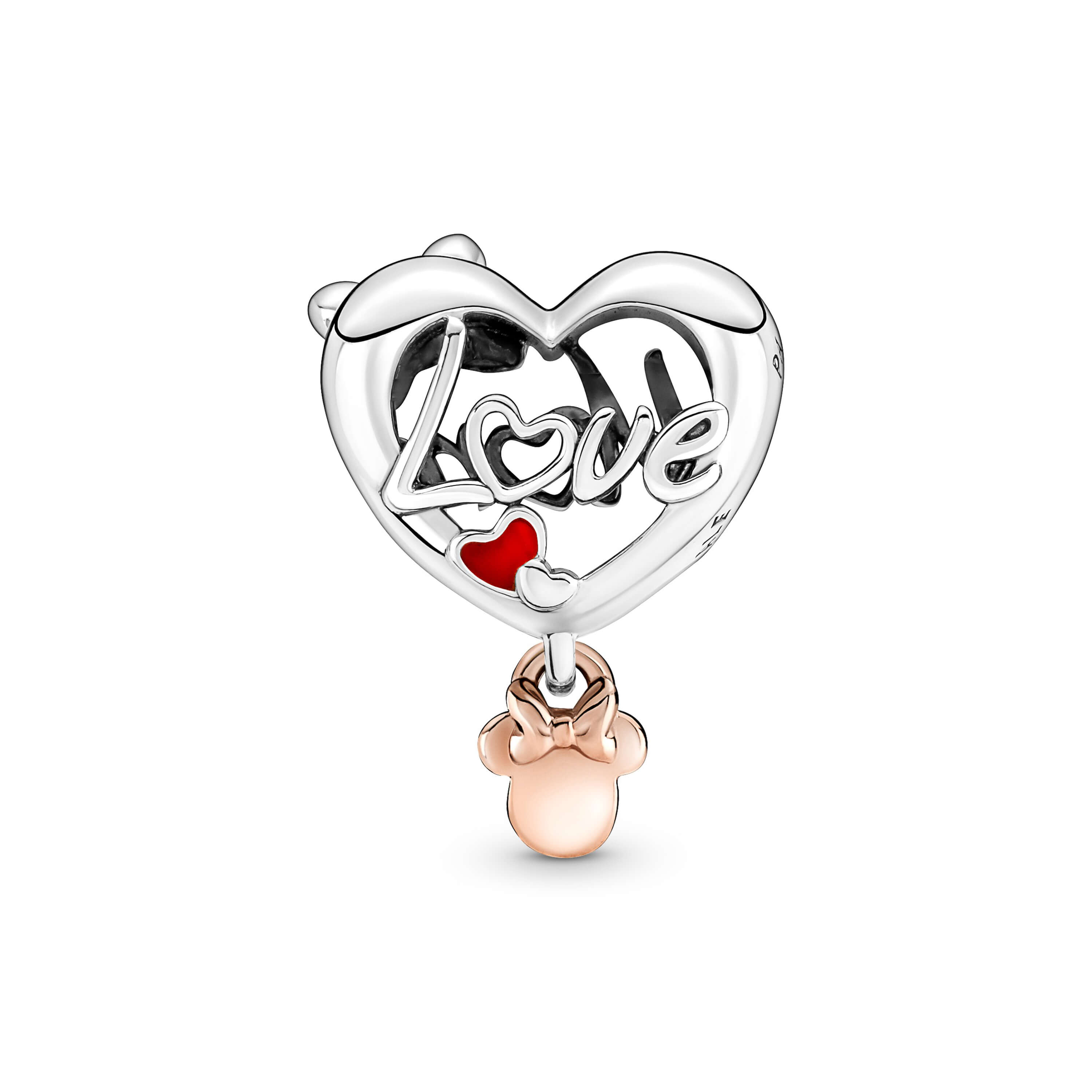 Pandora Disney Minnie Mouse Mom Heart Charm