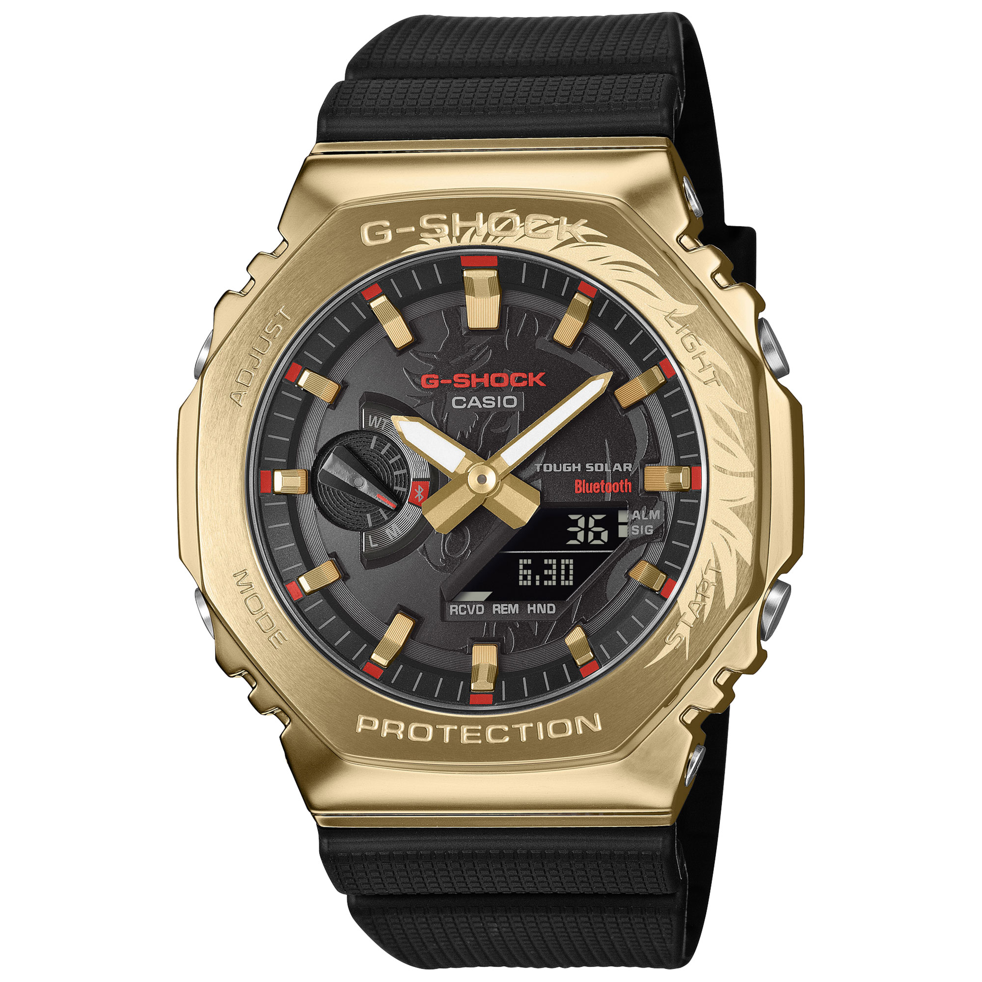 G-Shock G-Steel 2100 Series Black Dial Watch, 44.4mm