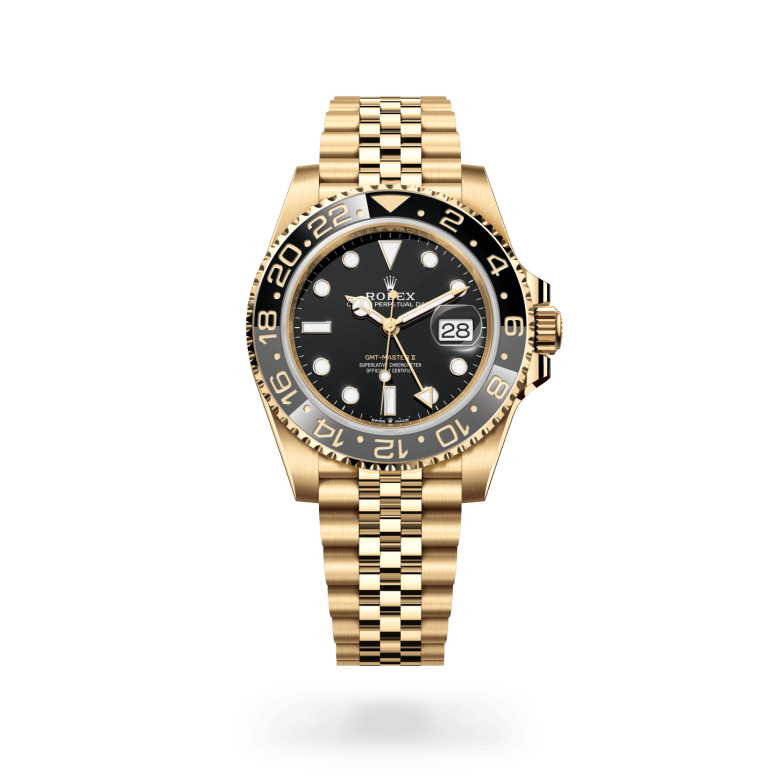 Rolex GMT-Master II 18 ct yellow gold, M126718GRNR-0001 | Ben Bridge