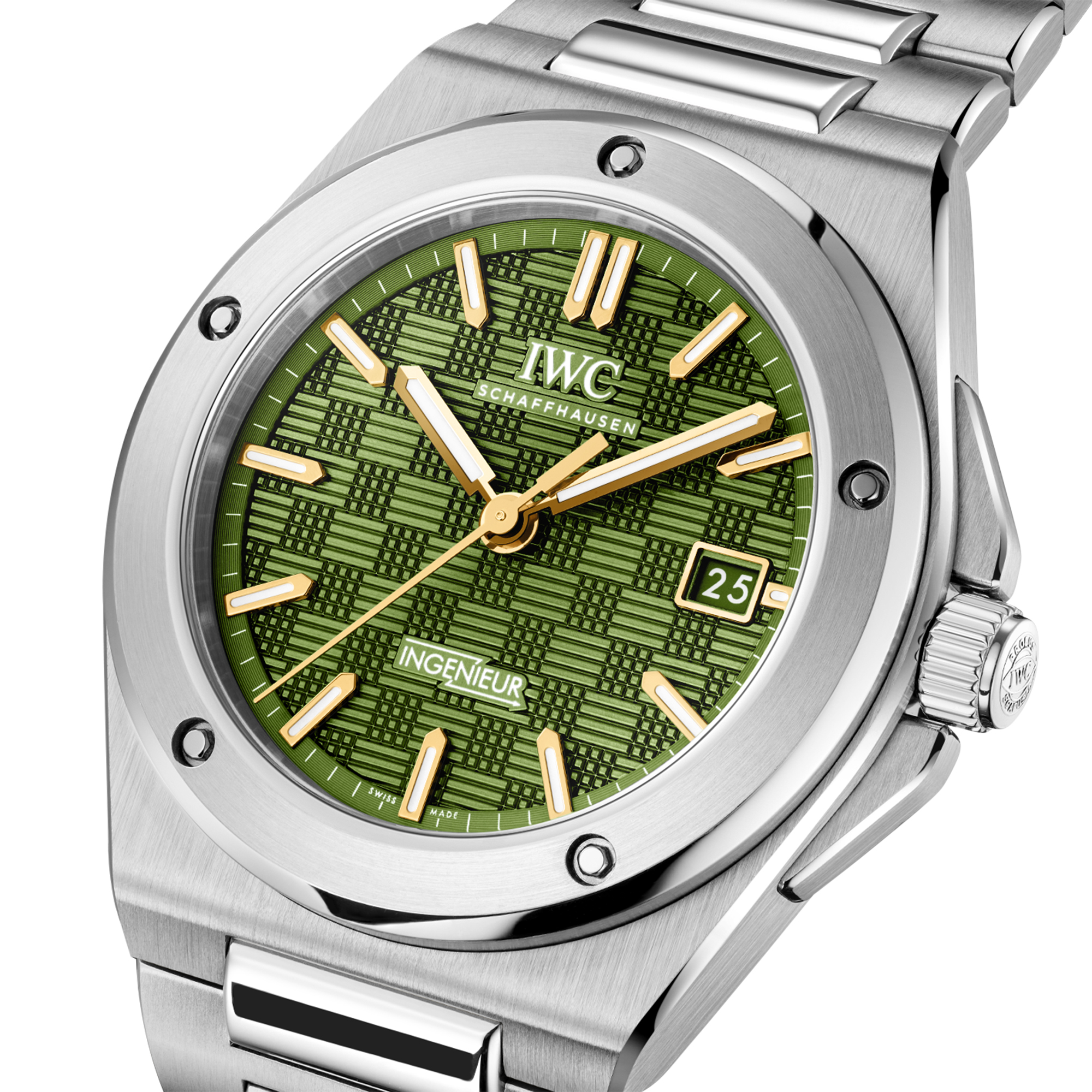 IWC Ingenieur Green Dial Watch, 40mm