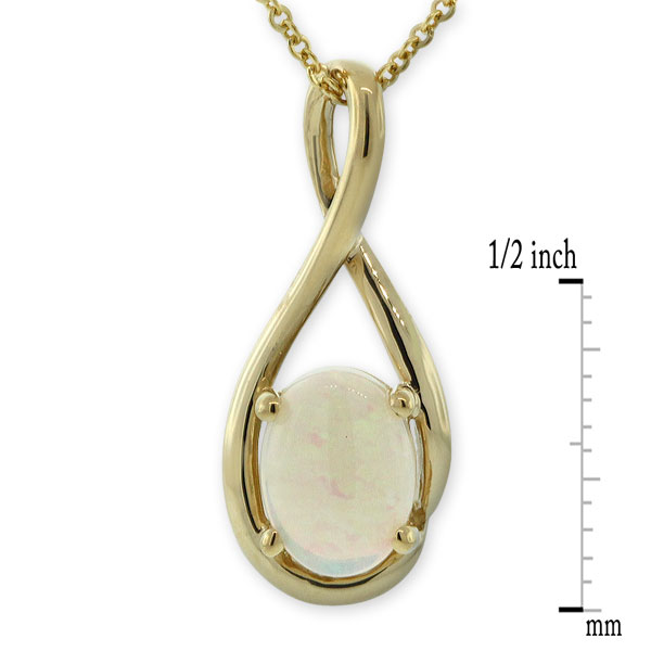 Opal Pendant 14K