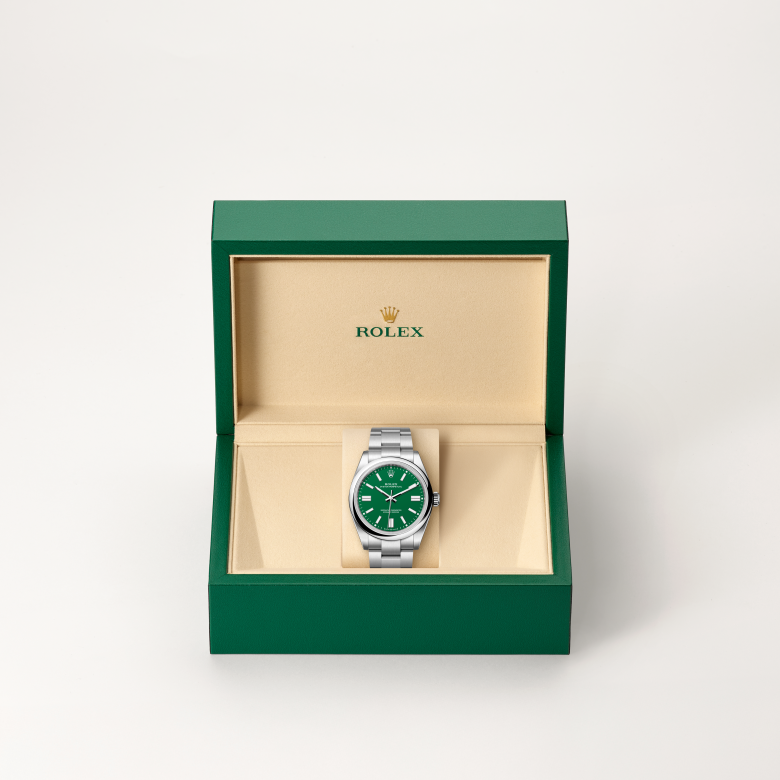 rolex oyster perpetual in oystersteel, m134300-0004 - in rolex box - ben bridge