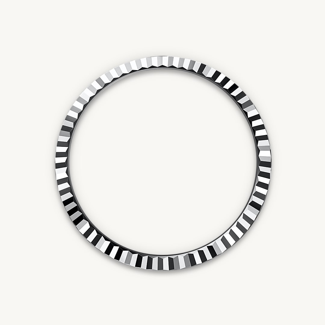 rolex land-dweller in platinum, m127336-0001 - fluted bezel - ben bridge