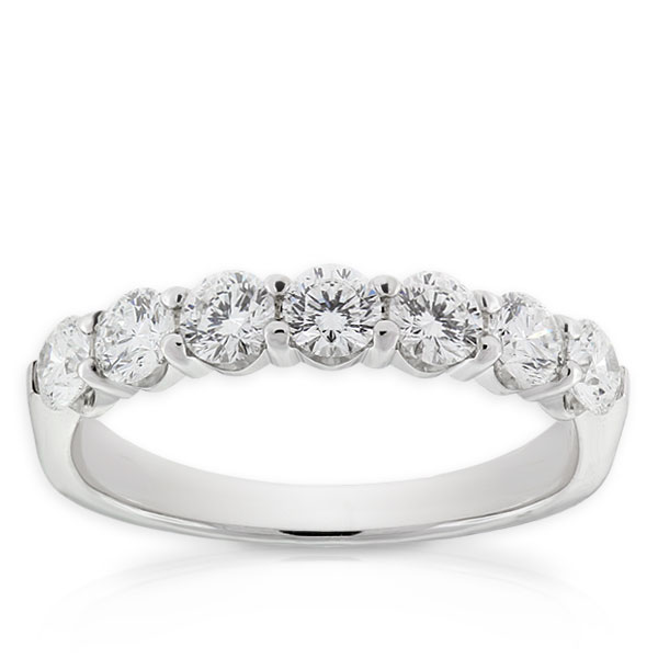 Ben Bridge Signature 7-Stone Diamond Band 18K, 1 ctw.