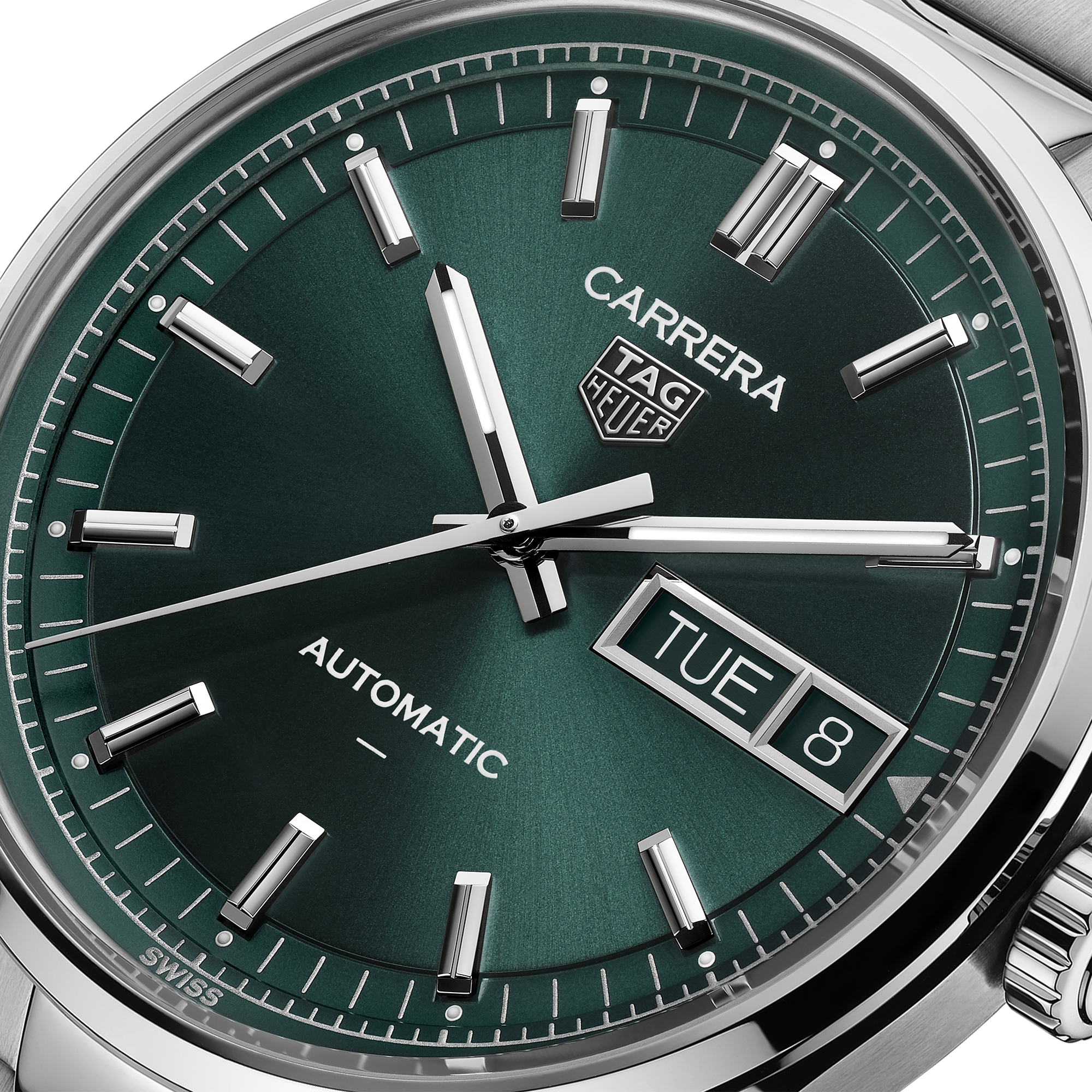 TAG Heuer Carrera Green Dial Watch, 41mm