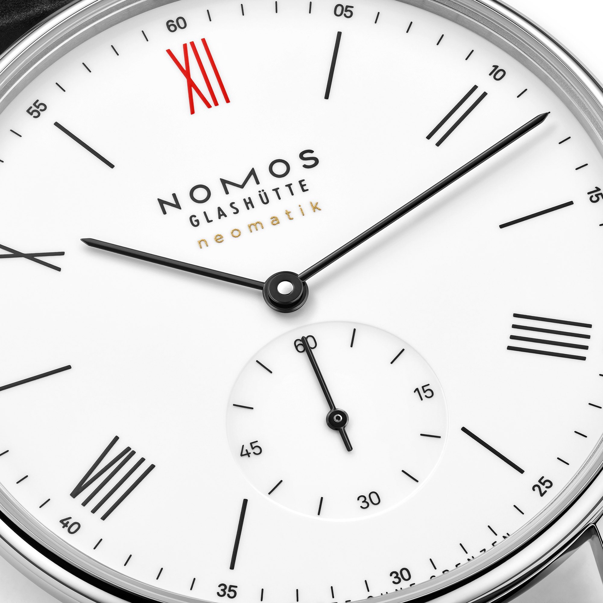 NOMOS Ludwig Neomatik 39 &Auml;rzte ohne Grenzen White Dial Watch, 38.5mm