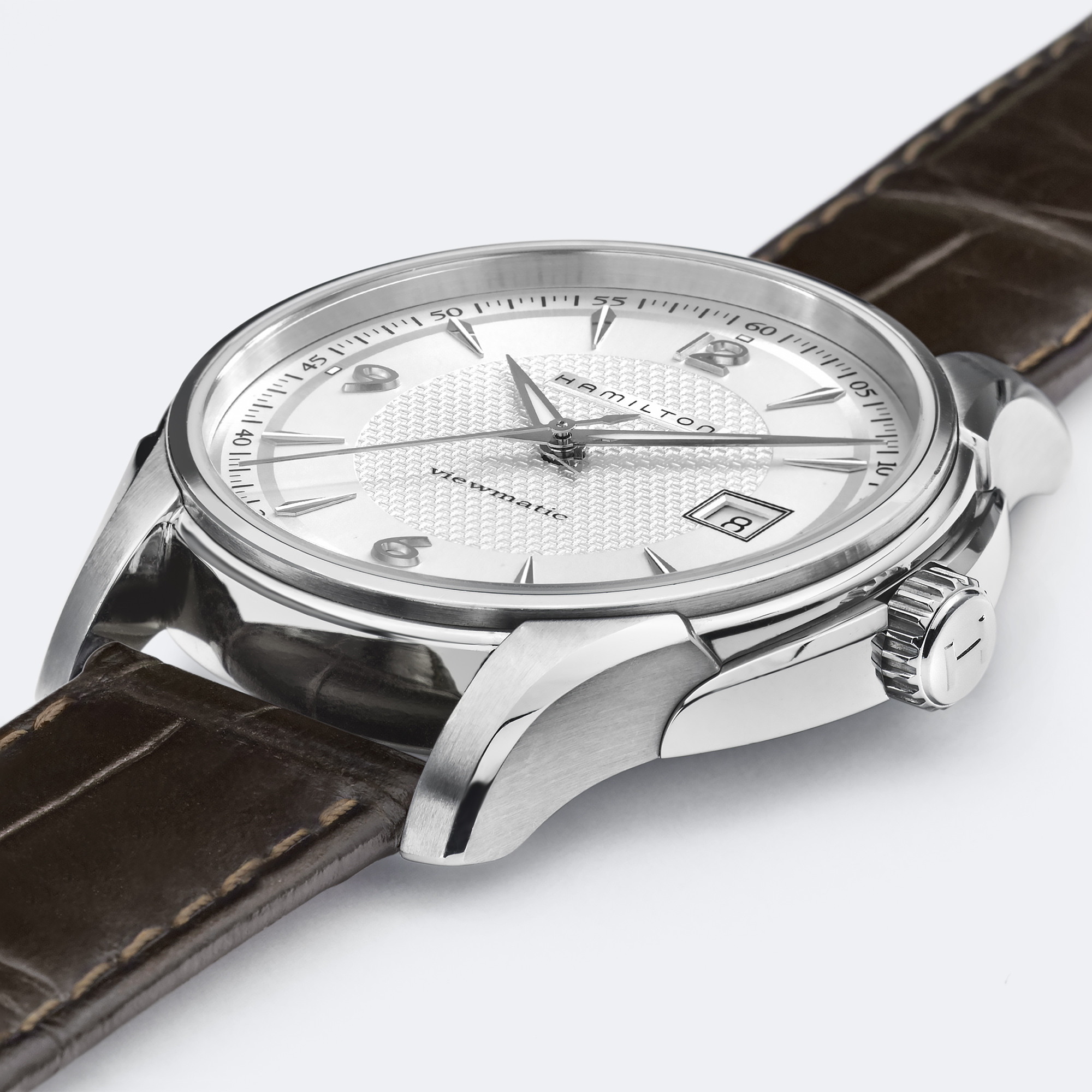 Hamilton Jazzmaster Viewmatic Auto Watch Silver Dial, 40mm