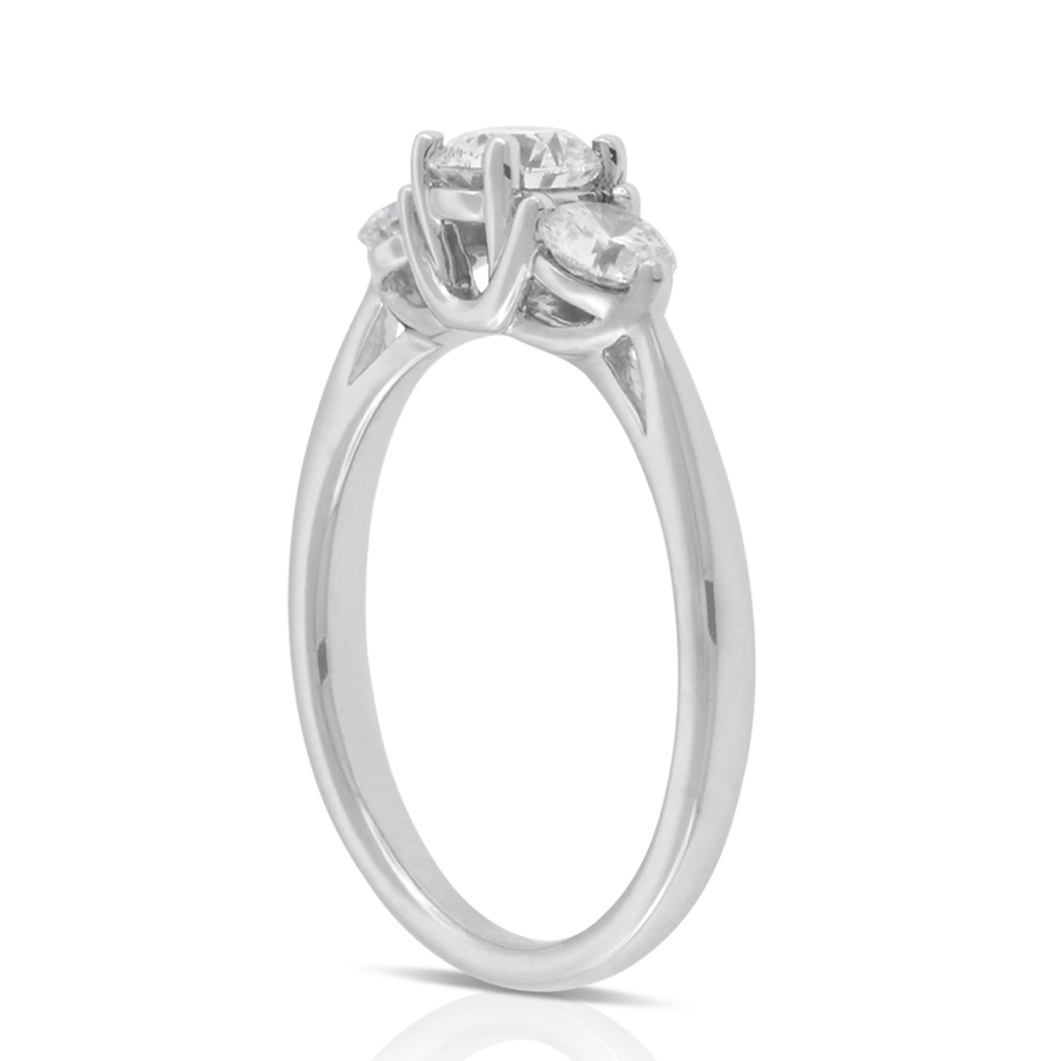 Ikuma Canadian 3-Stone Diamond Engagement Ring 14K