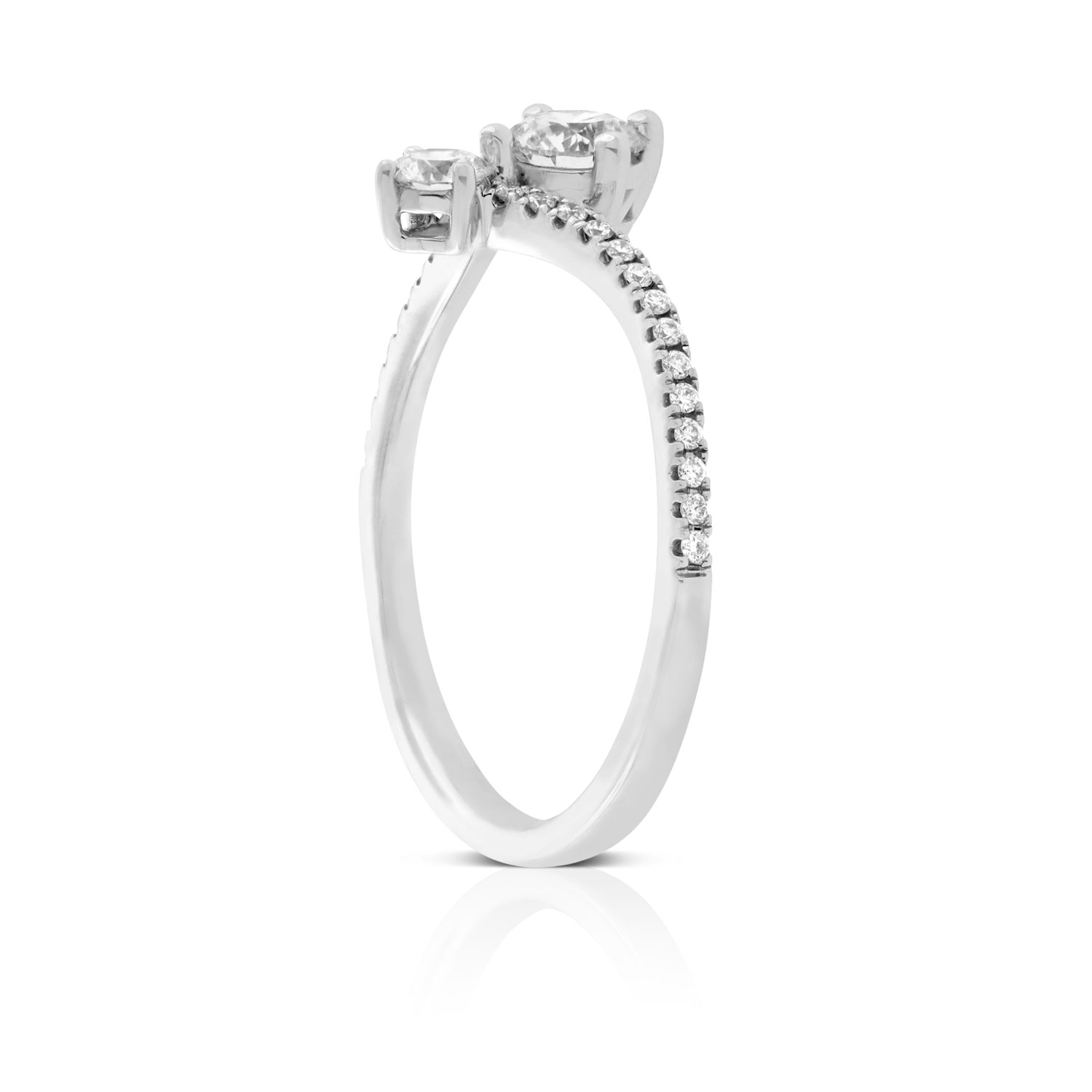 Ben Bridge Signature Diamond Duo Ring 18K M053RT93BFC58W Ben