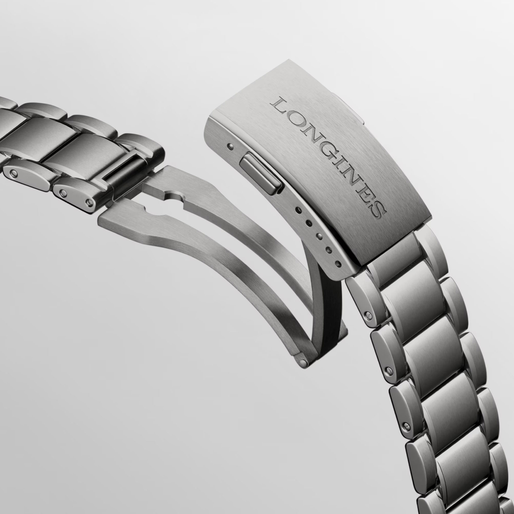 Longines Spirit Flyback Titanium Anthracite Black Dial Watch, 42mm