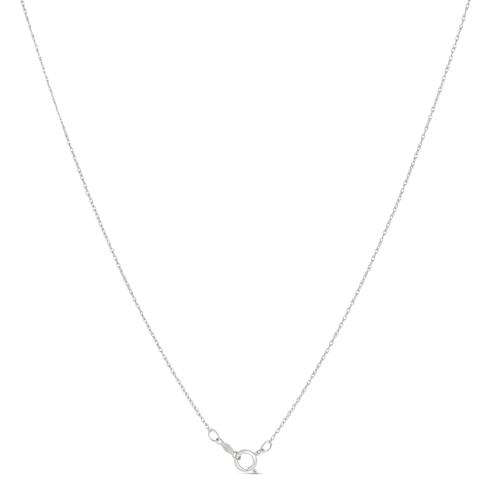 Bezel Set Pear Shaped Amethyst Pendant, 14K White and Yellow Gold