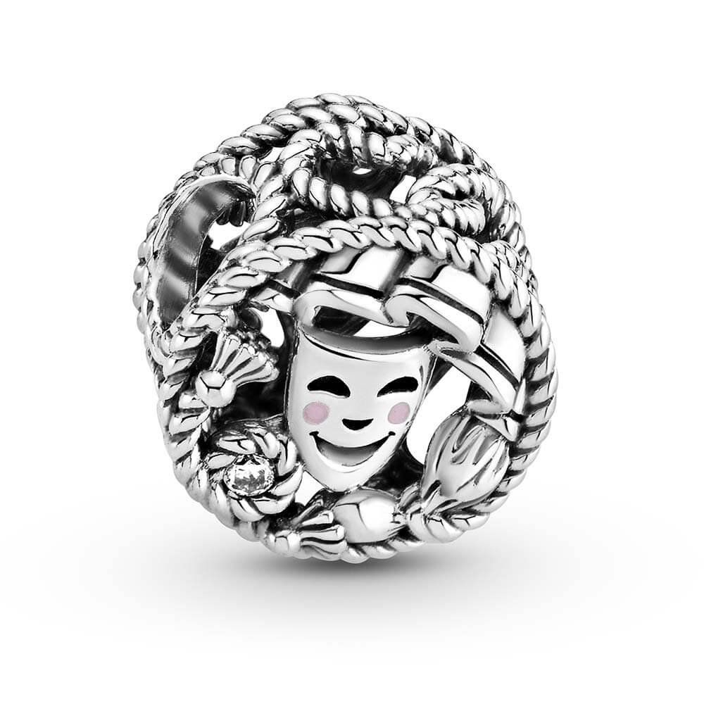 Jewelry Best Seller Sterling Silver Comedy/Tragedy Charm