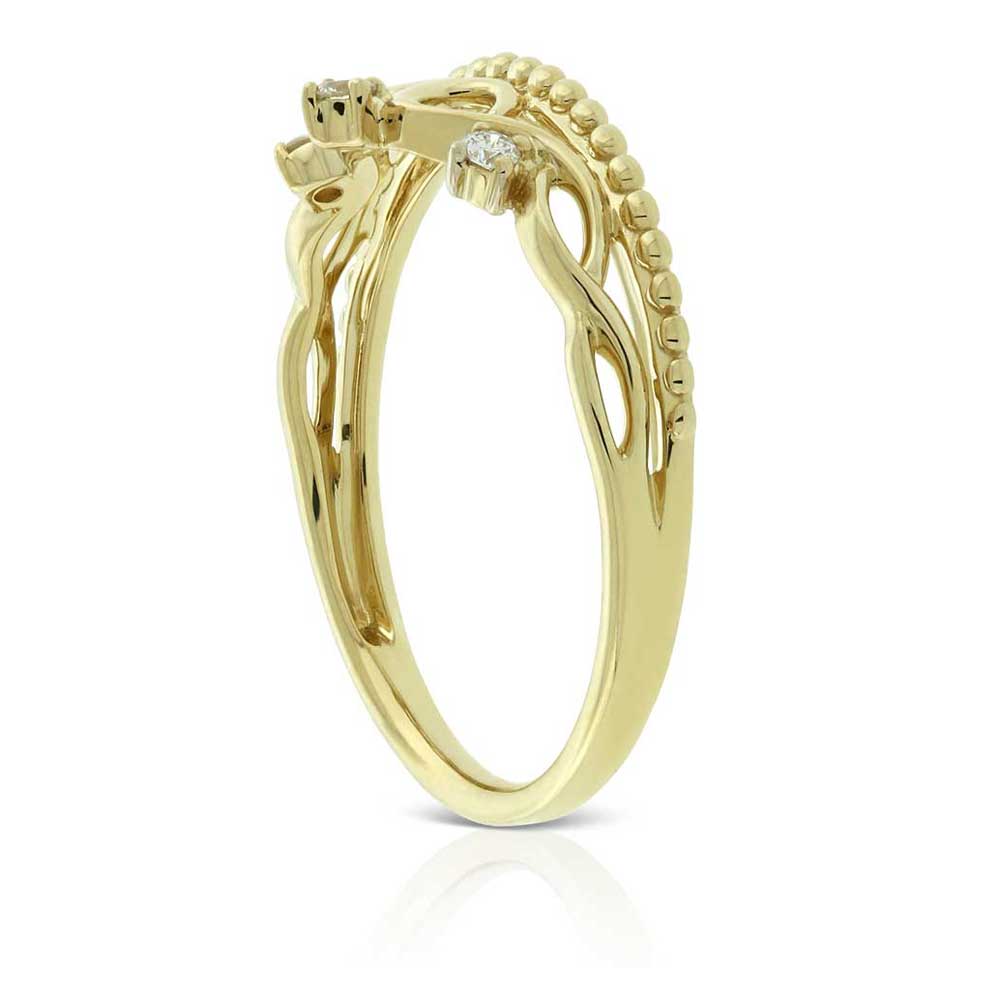 Diamond Crown Ring 14K