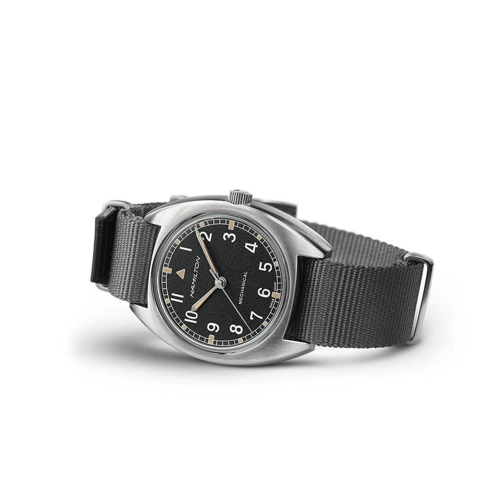 Hamilton Khaki Pilot Pioneer Mechanical Watch Black Dial, 36mm