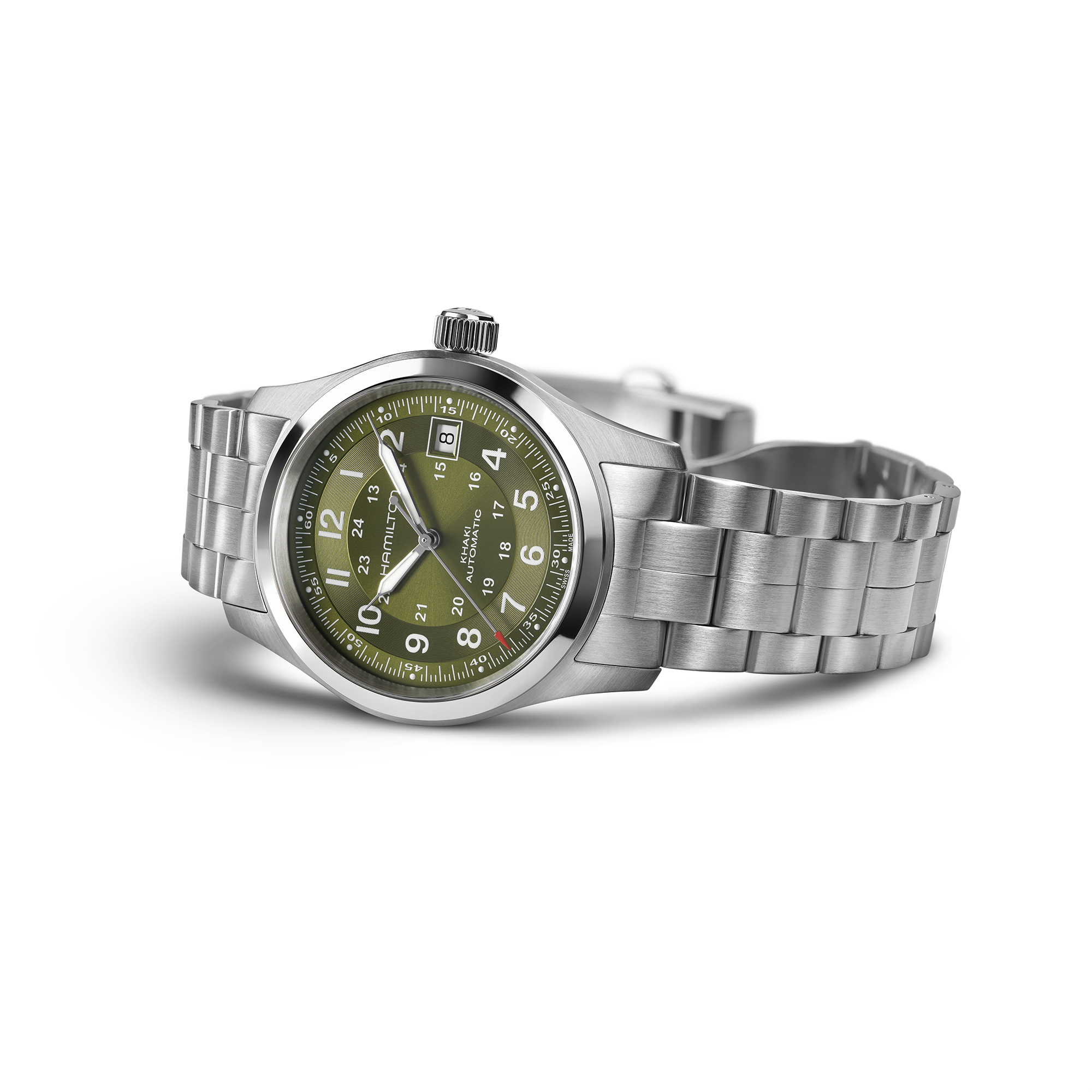 Hamilton Khaki Field Auto Green Dial Watch, 38mm