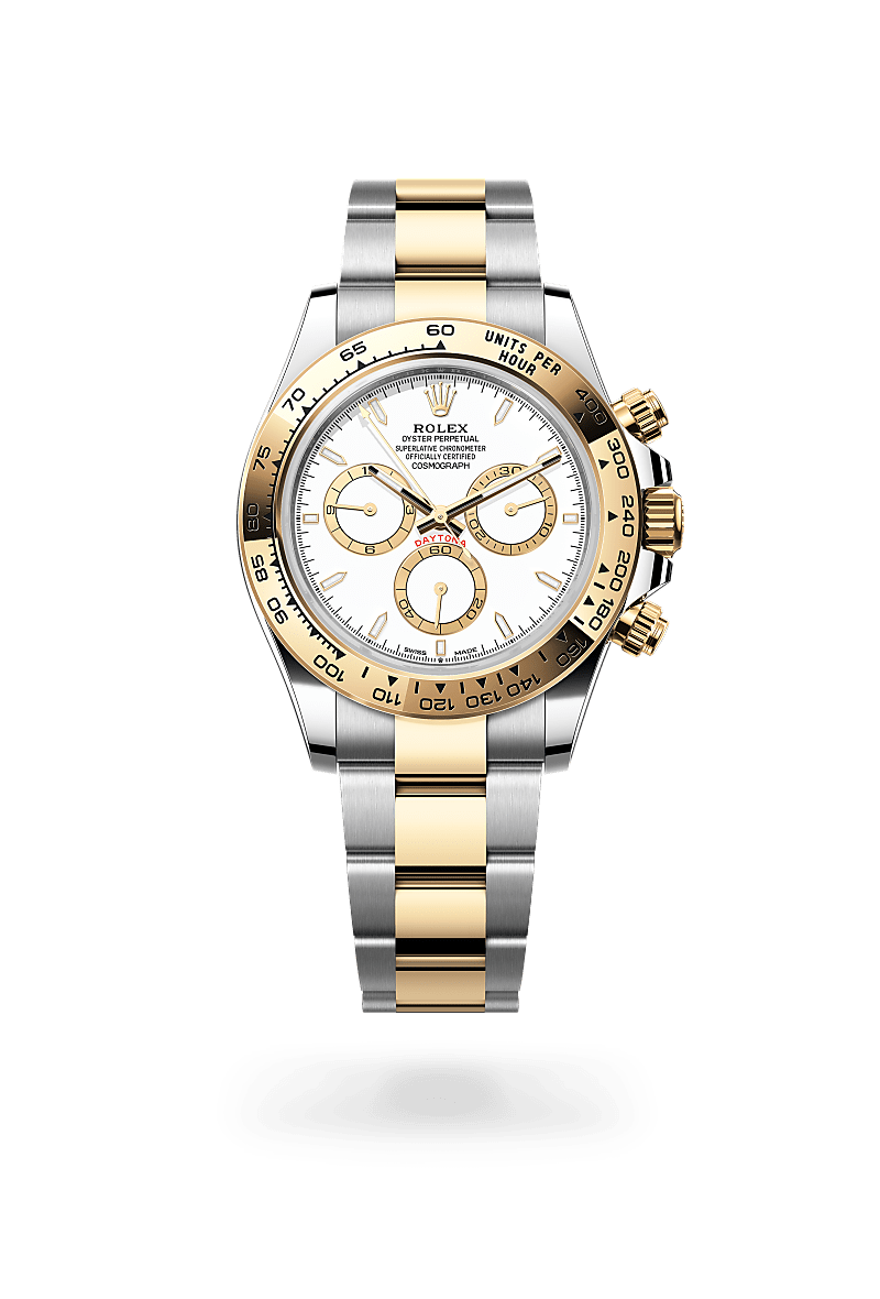 rolex cosmograph daytona in yellow rolesor - combination of oystersteel and yellow gold, m126503-0001 - ben bridge
