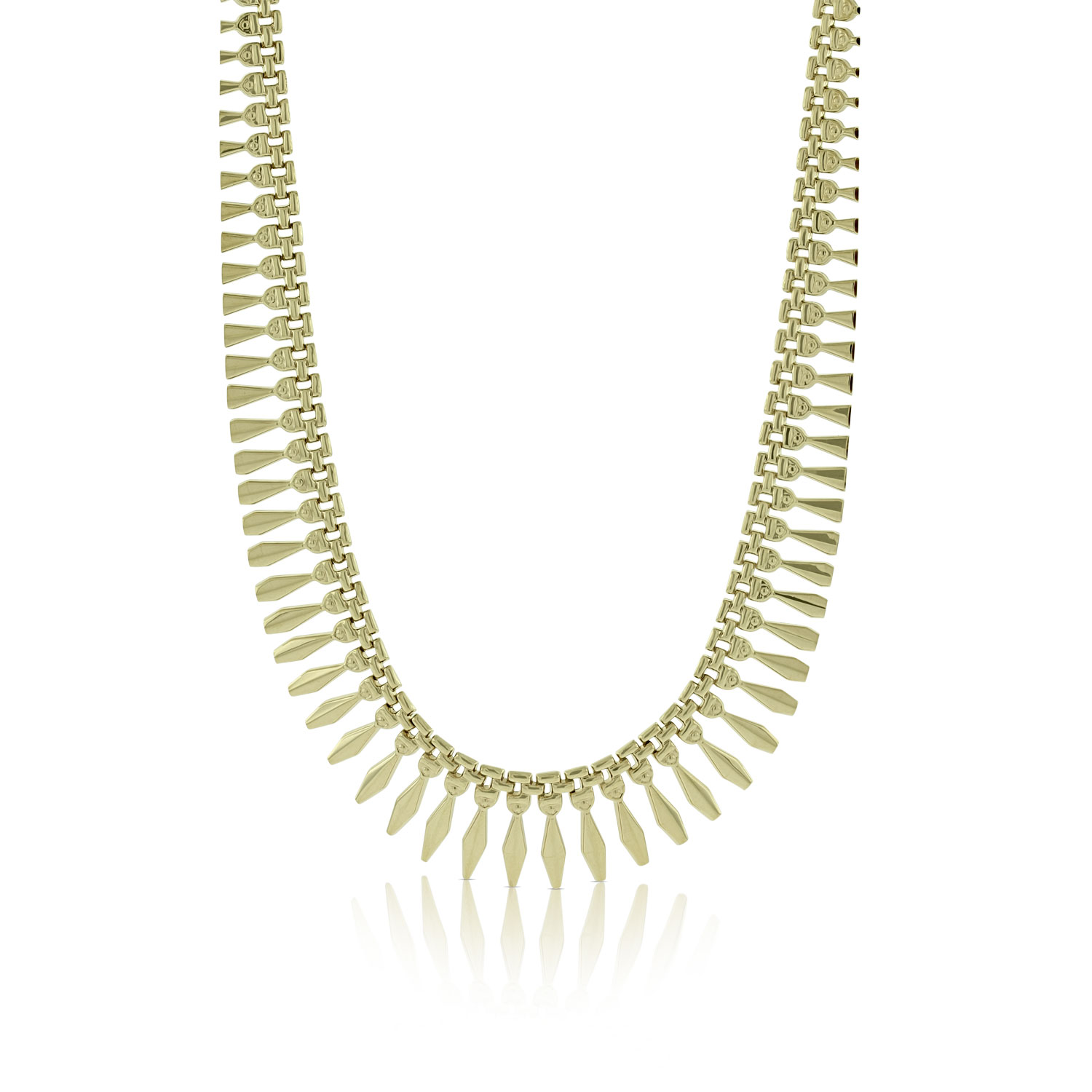 Toscano Cleopatra Collar Necklace 14K 