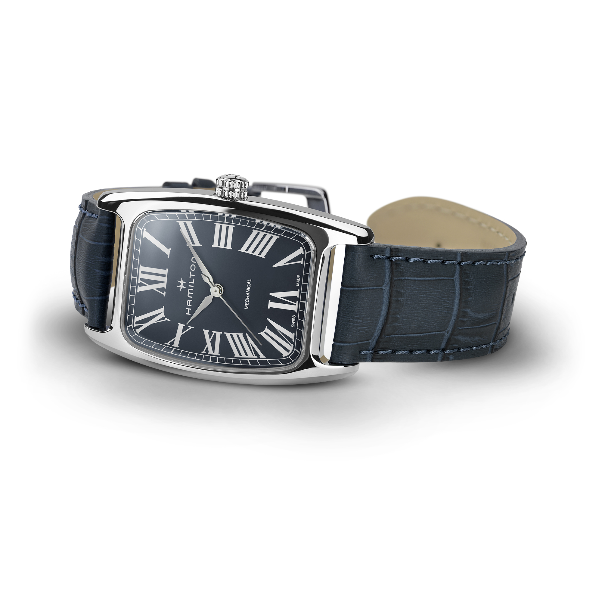 Hamilton American Classic Boulton Mechanical Blue Dial Watch, 34mm